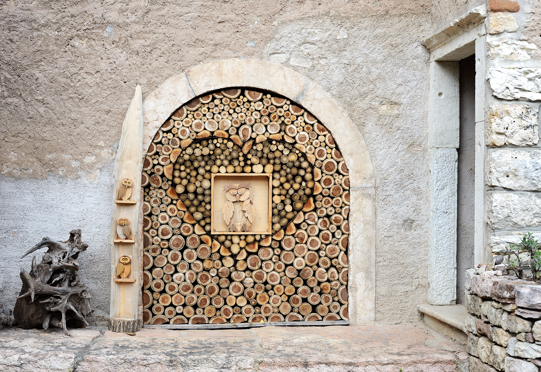 the bank of the Sergio