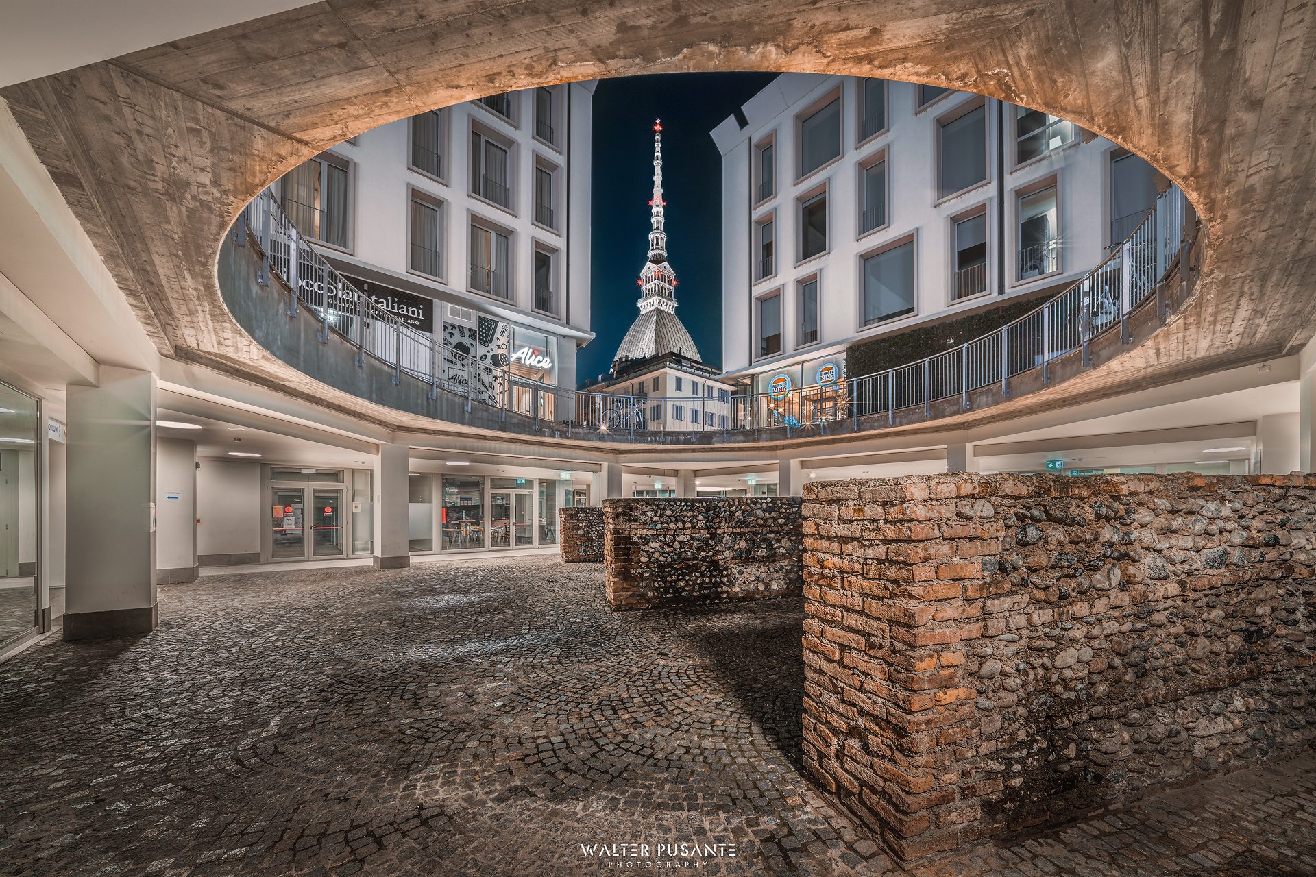 Mole Antonellina seen from a porthole