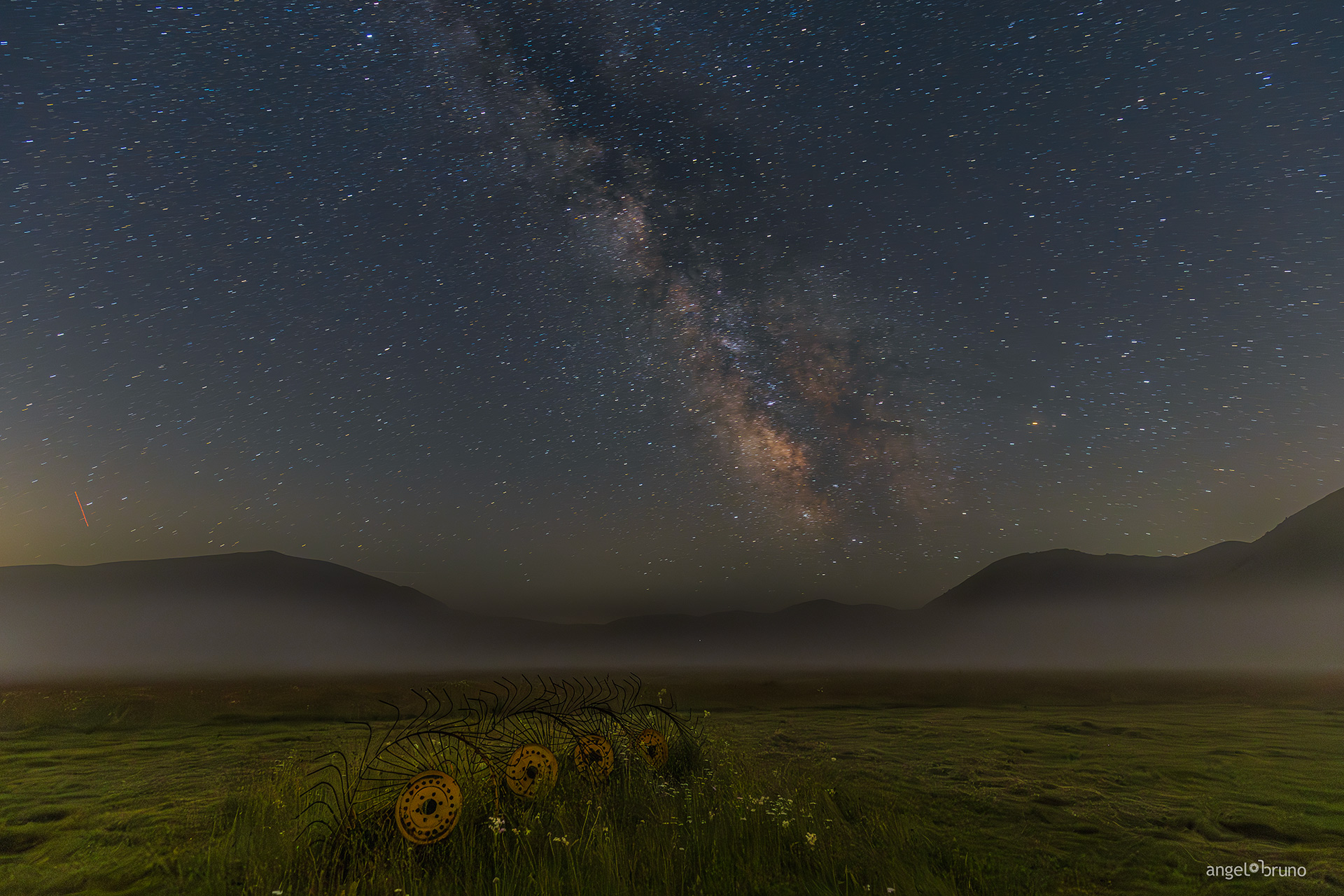 Milkway and fog