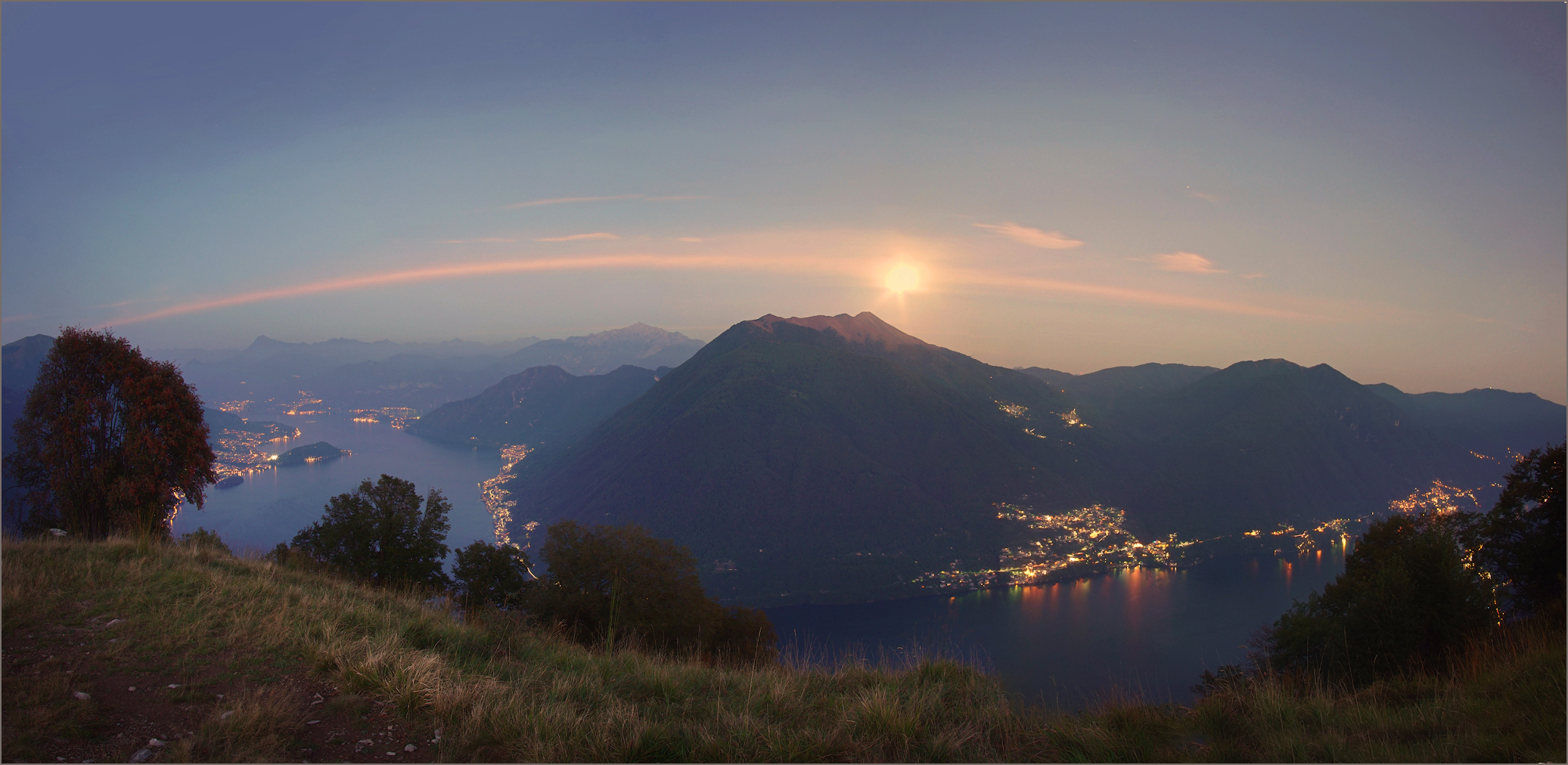 Panorama dal Monte Gringo 1079m slm