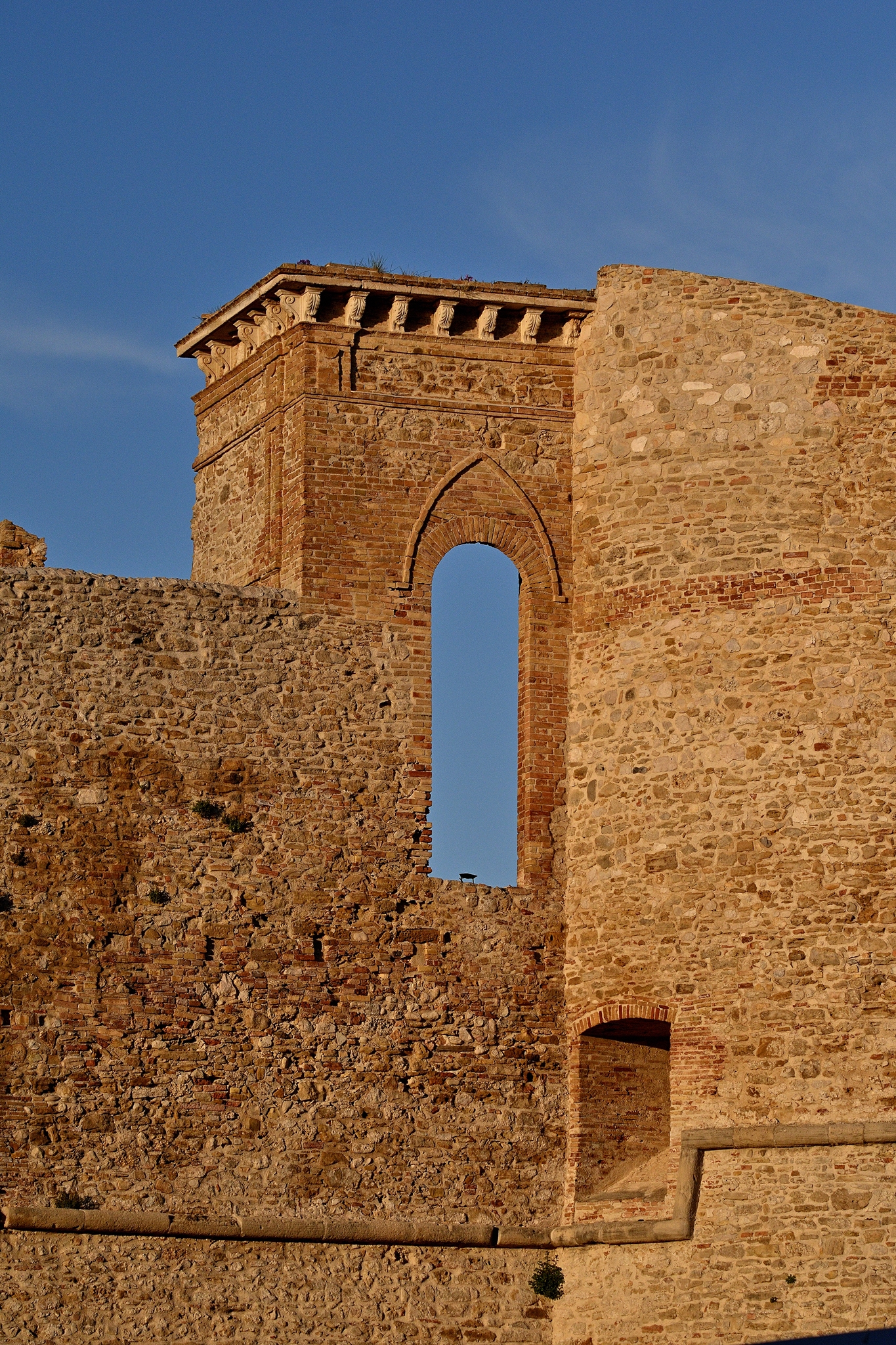 Sunset over the manor