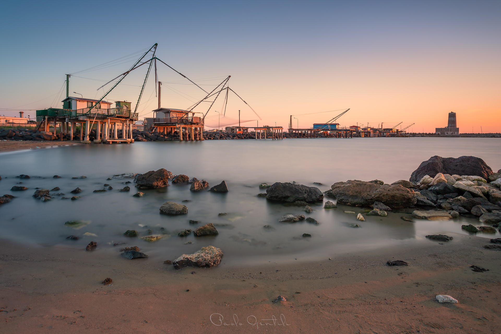 The budgets of Fiumicino and the old lighthouse
