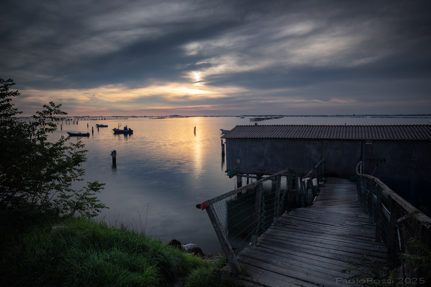 Sunset at the Sacca...