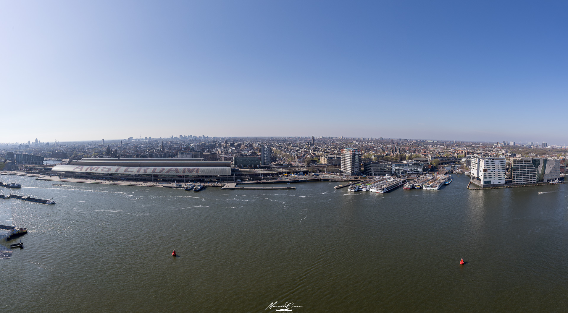 Panoramica di Amsterdam