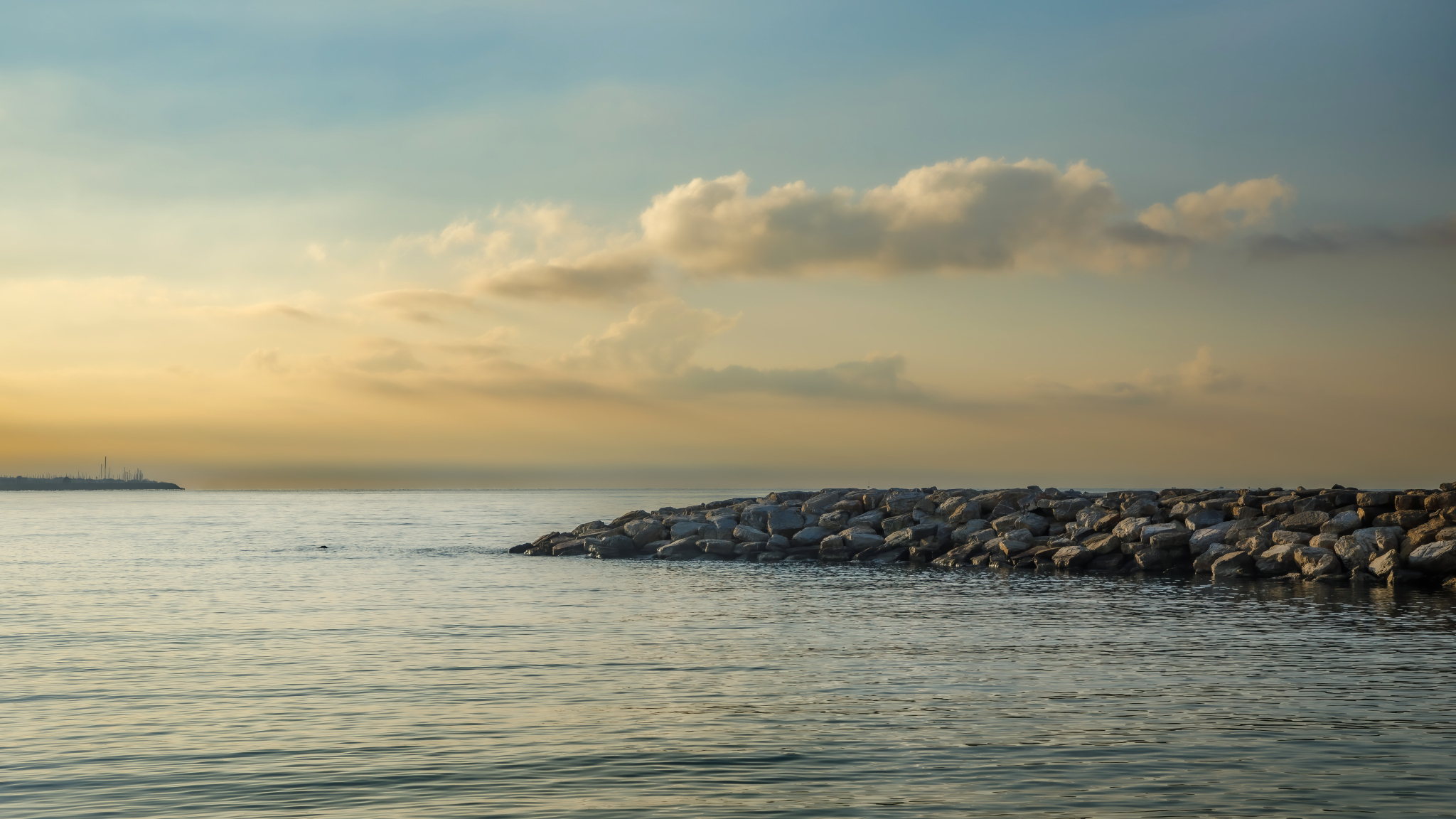 The first colors of a new day