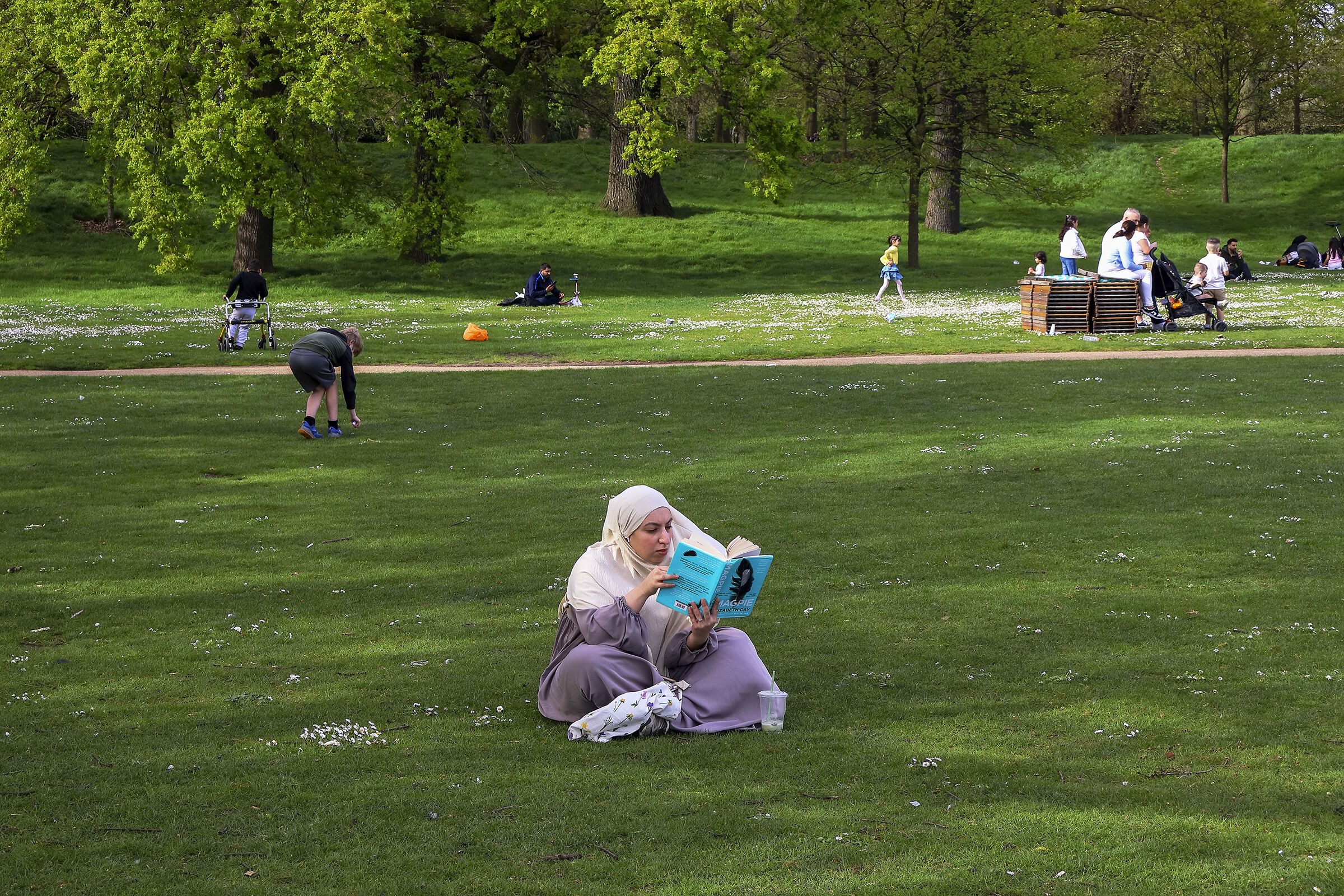 Reading in Hyde Park
