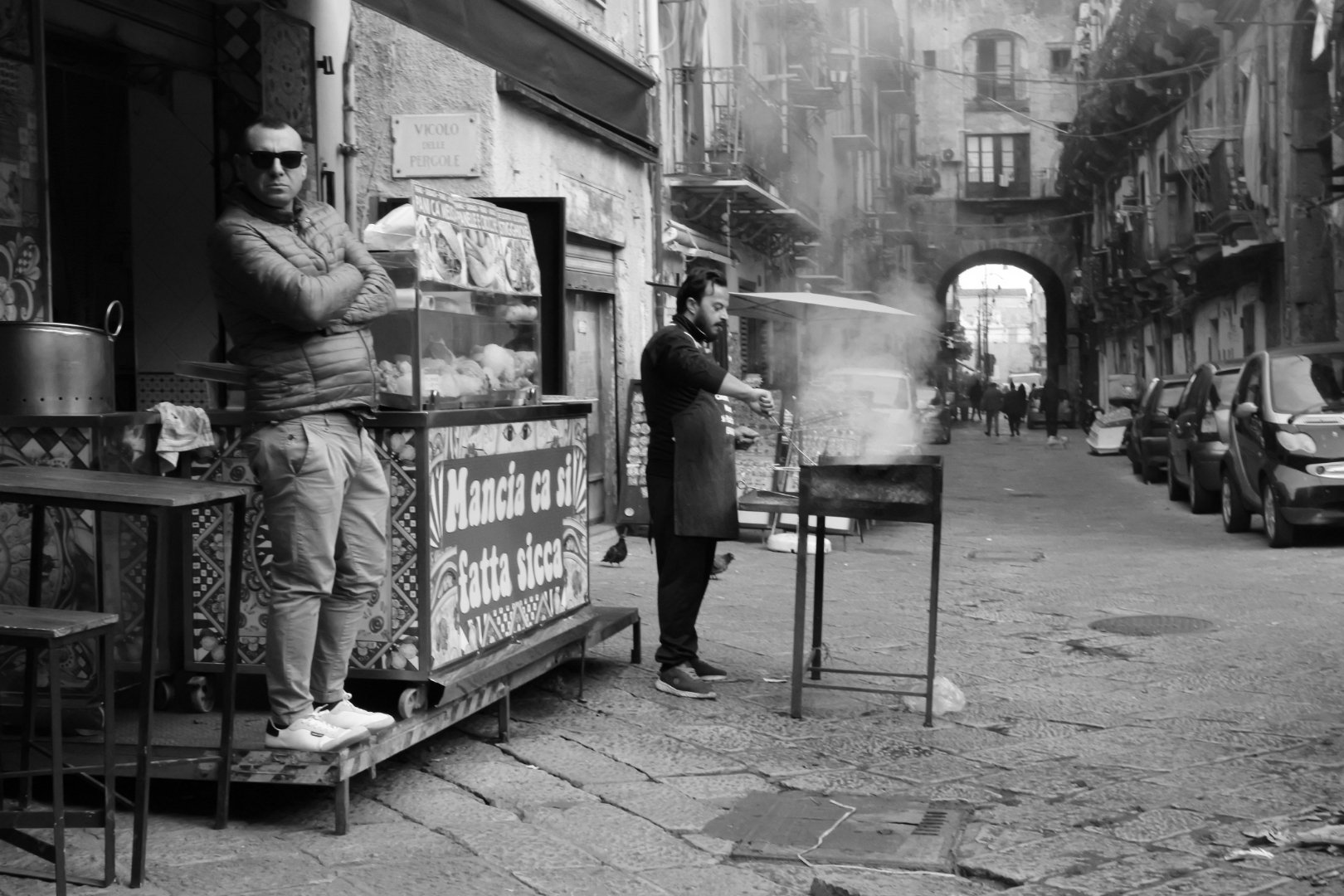 Market Barbeque - Ballarò Market Palermo, Sicily
