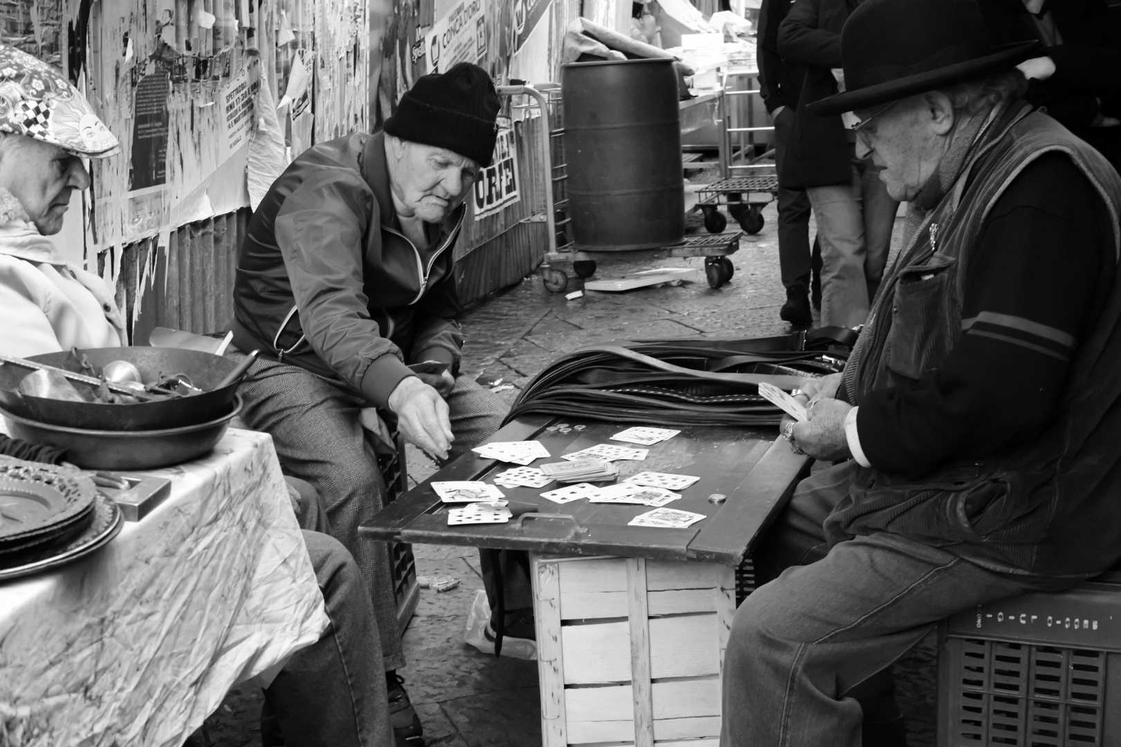 Card Game - Ballarò Market Palermo, Sicily