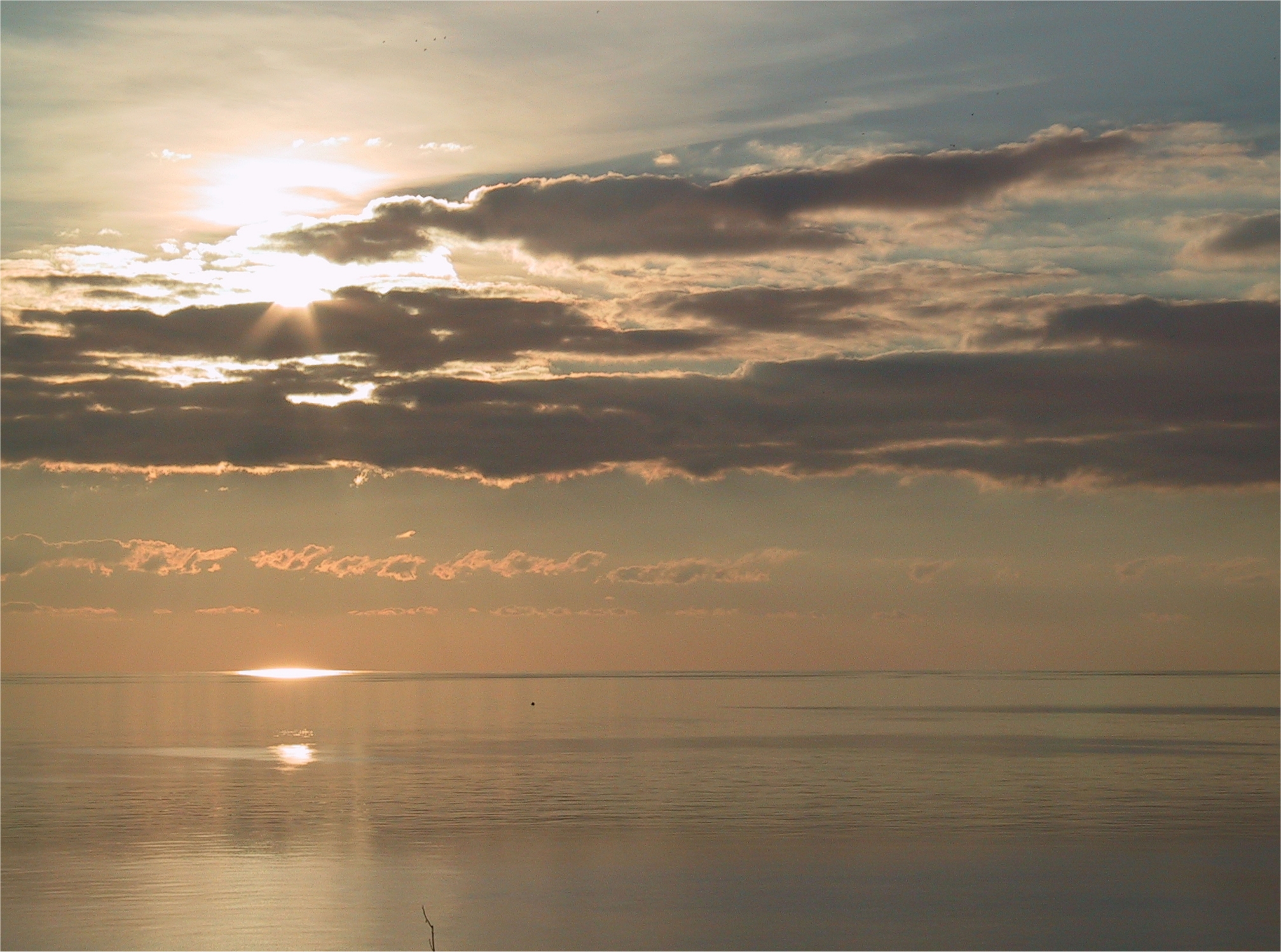 Tramonto imminente al Sovareto