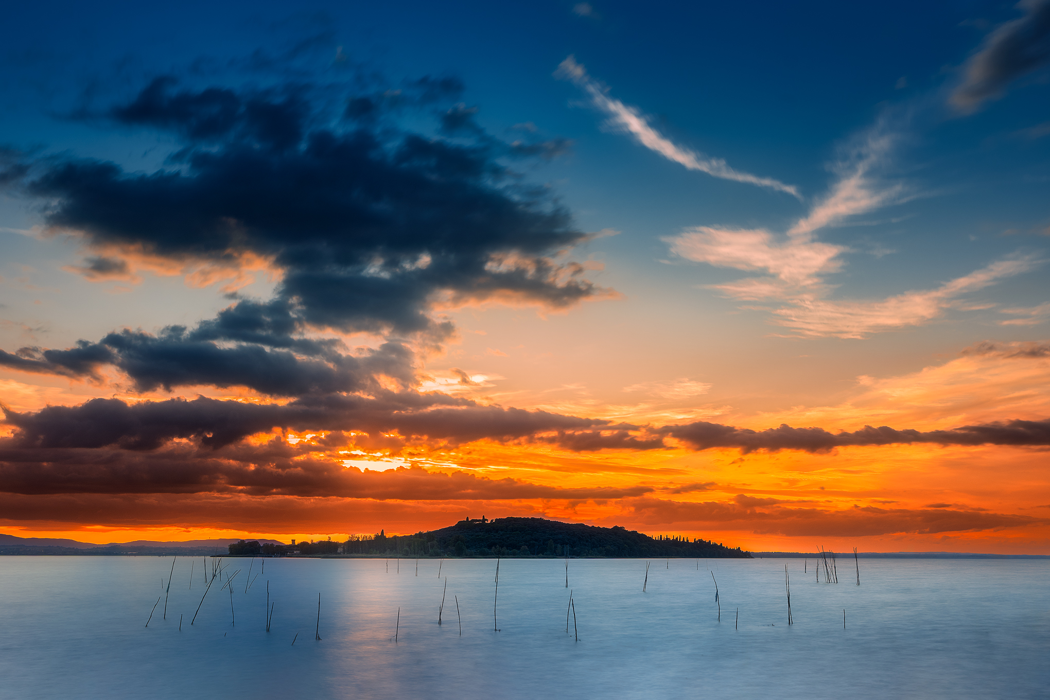 San Feliciano magical sunset