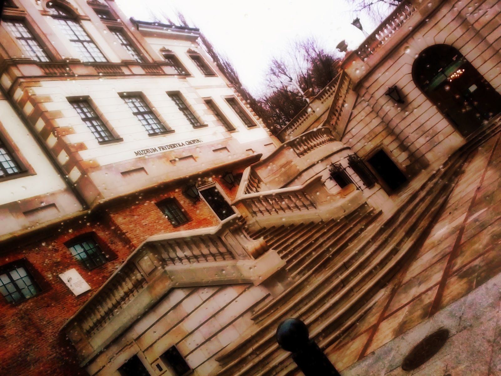 Beautiful Warsaw In The Rain