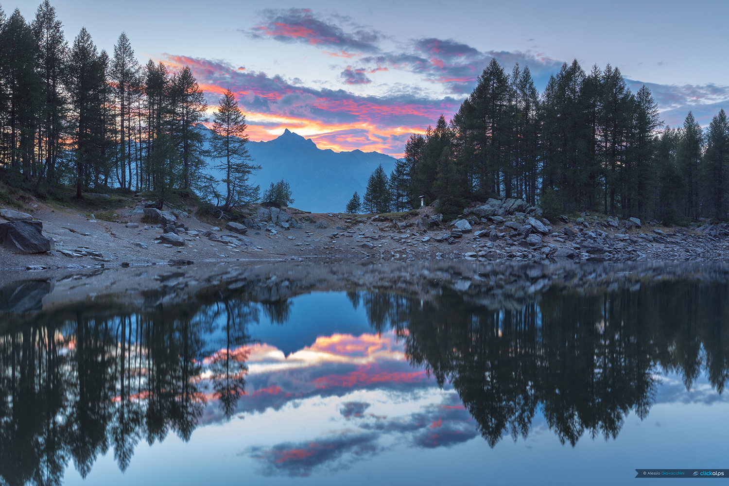 Tramonto al Lago Azzurro
