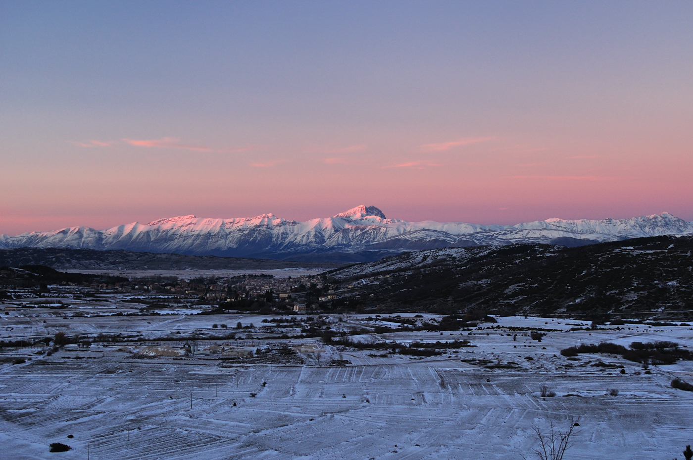 Veduta del Gran Sasso