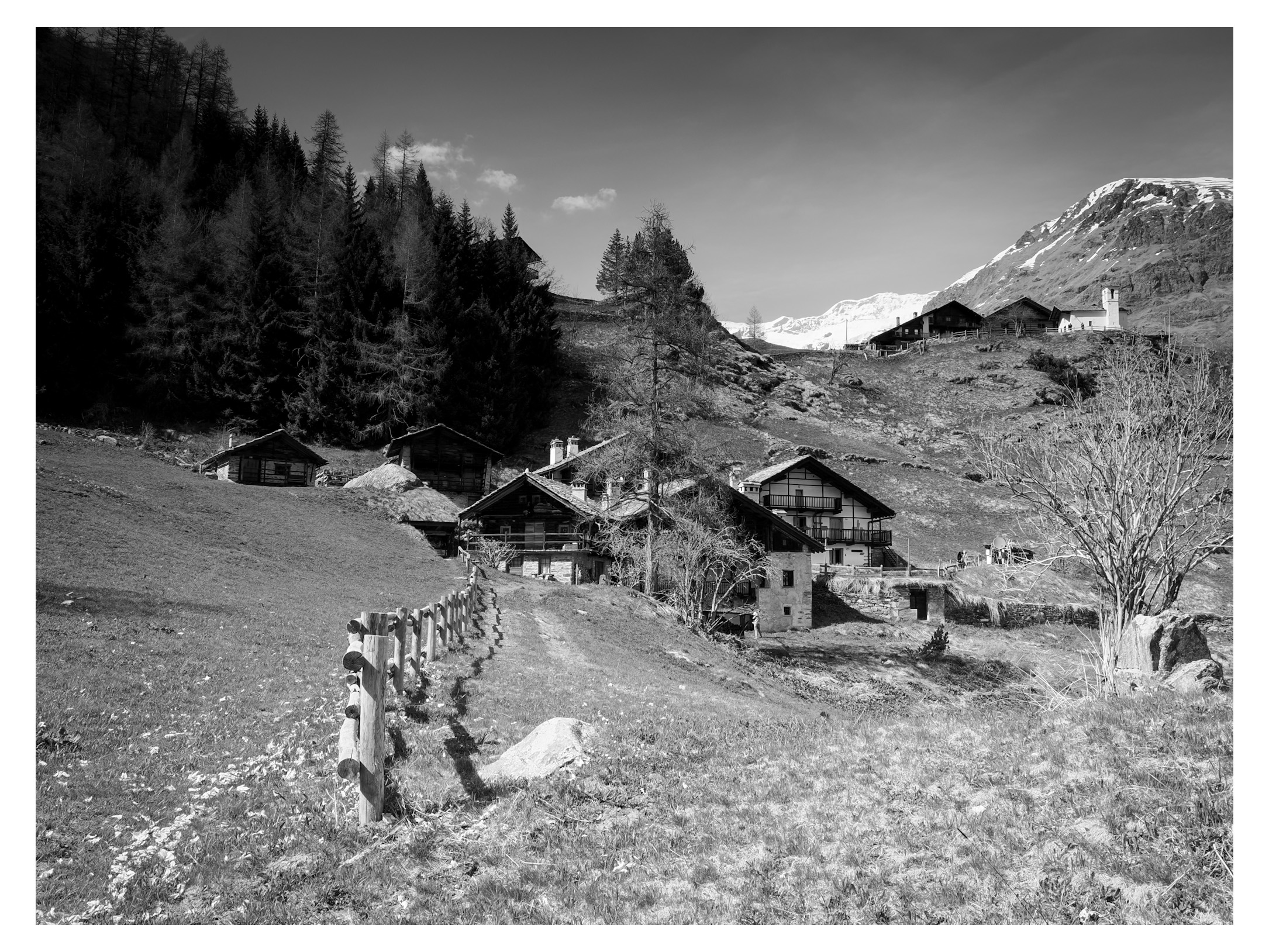 Gressoney mountain village