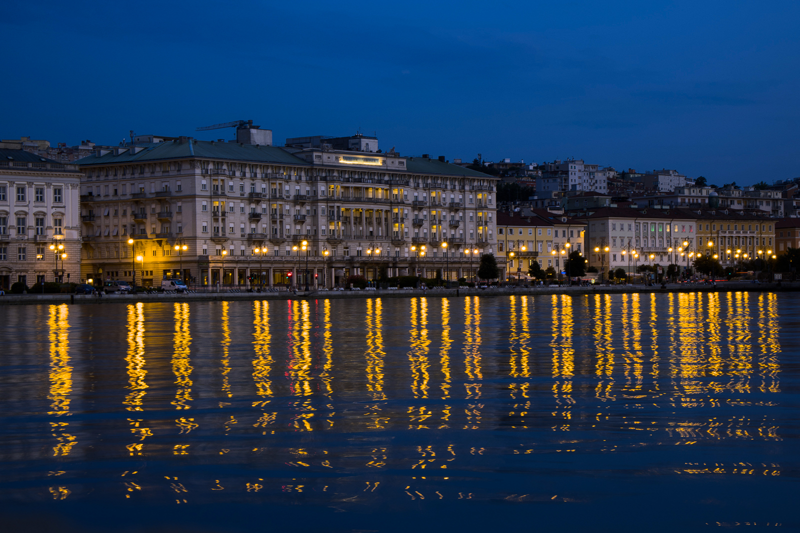Trieste from the Audace pier