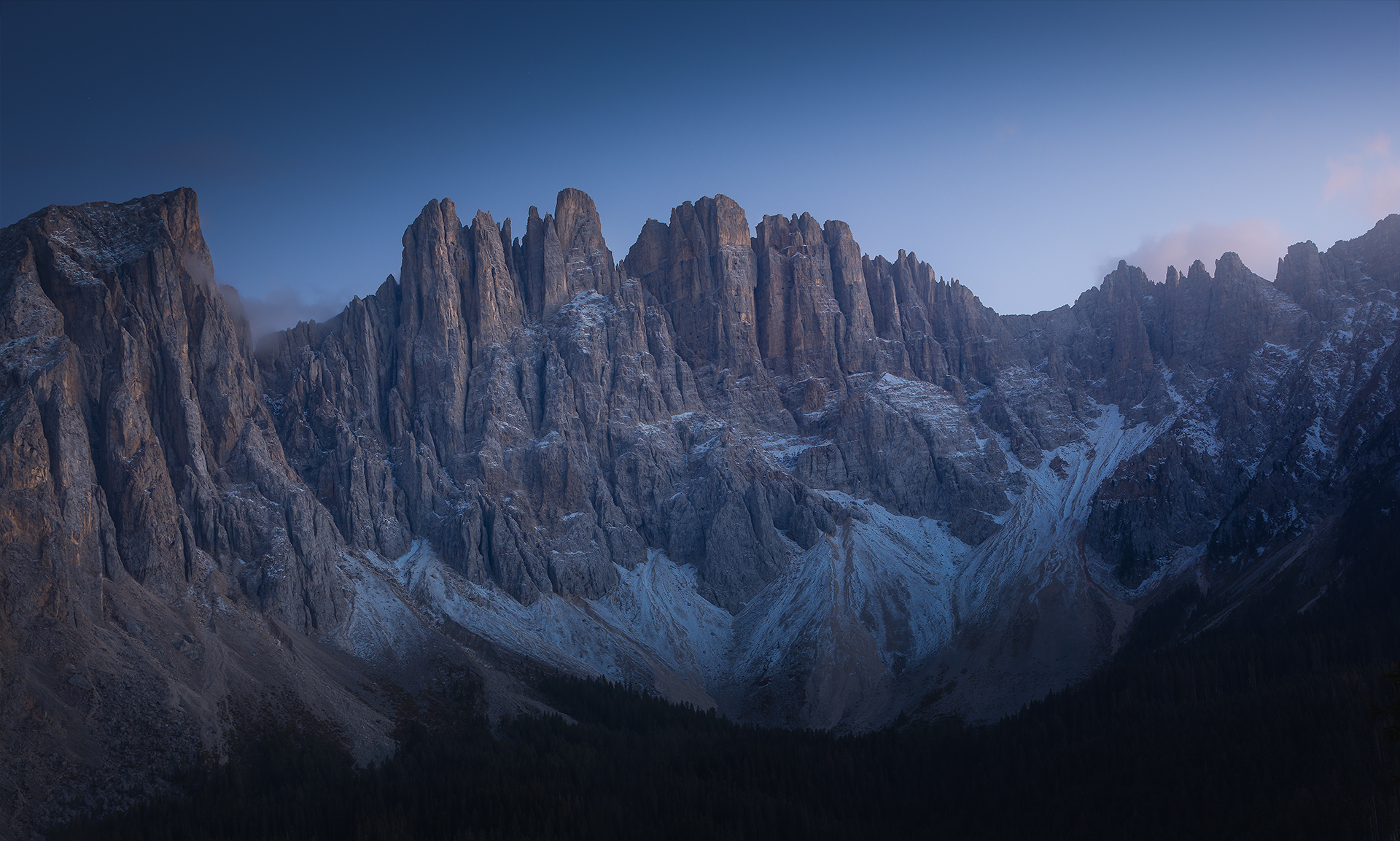 The silence of the mountain