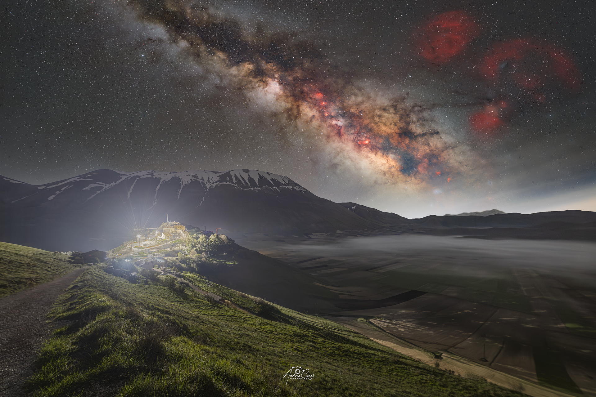 The Milky Way in Castelluccio di Norcia