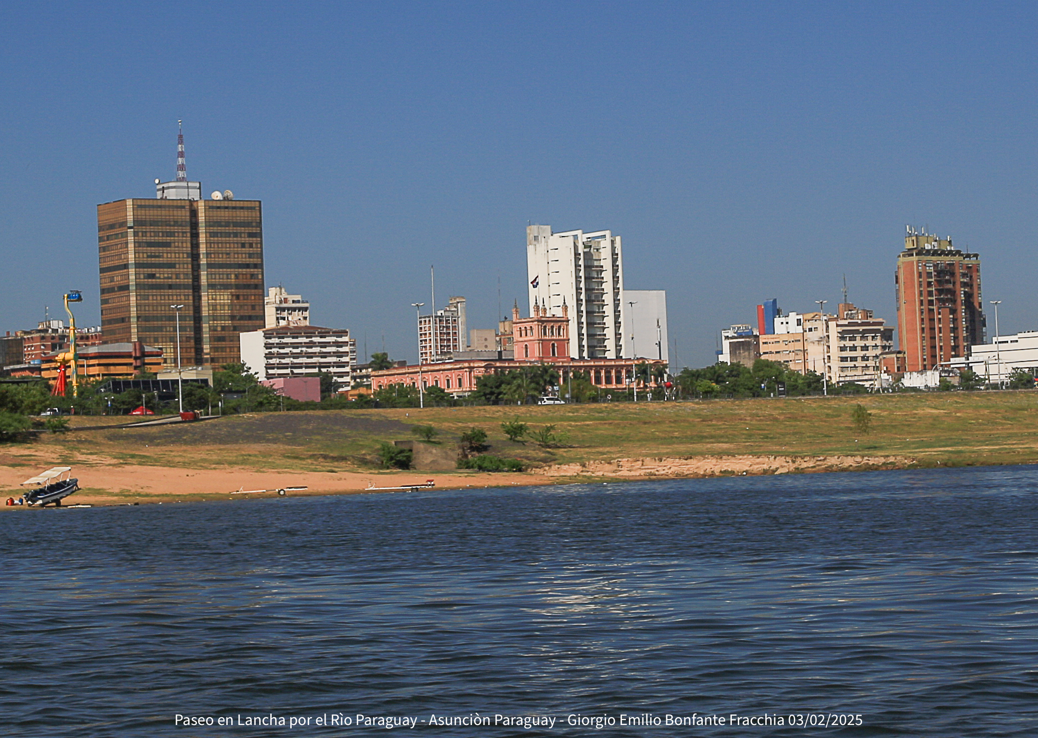 Palazzo Lopez - Giro in Lancia per il Rio Paraguay