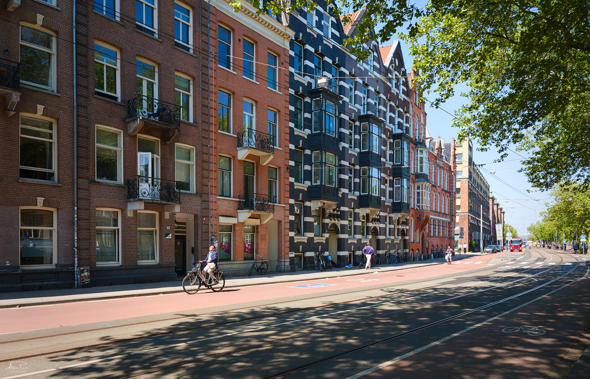 Walking through the streets of Amsterdam