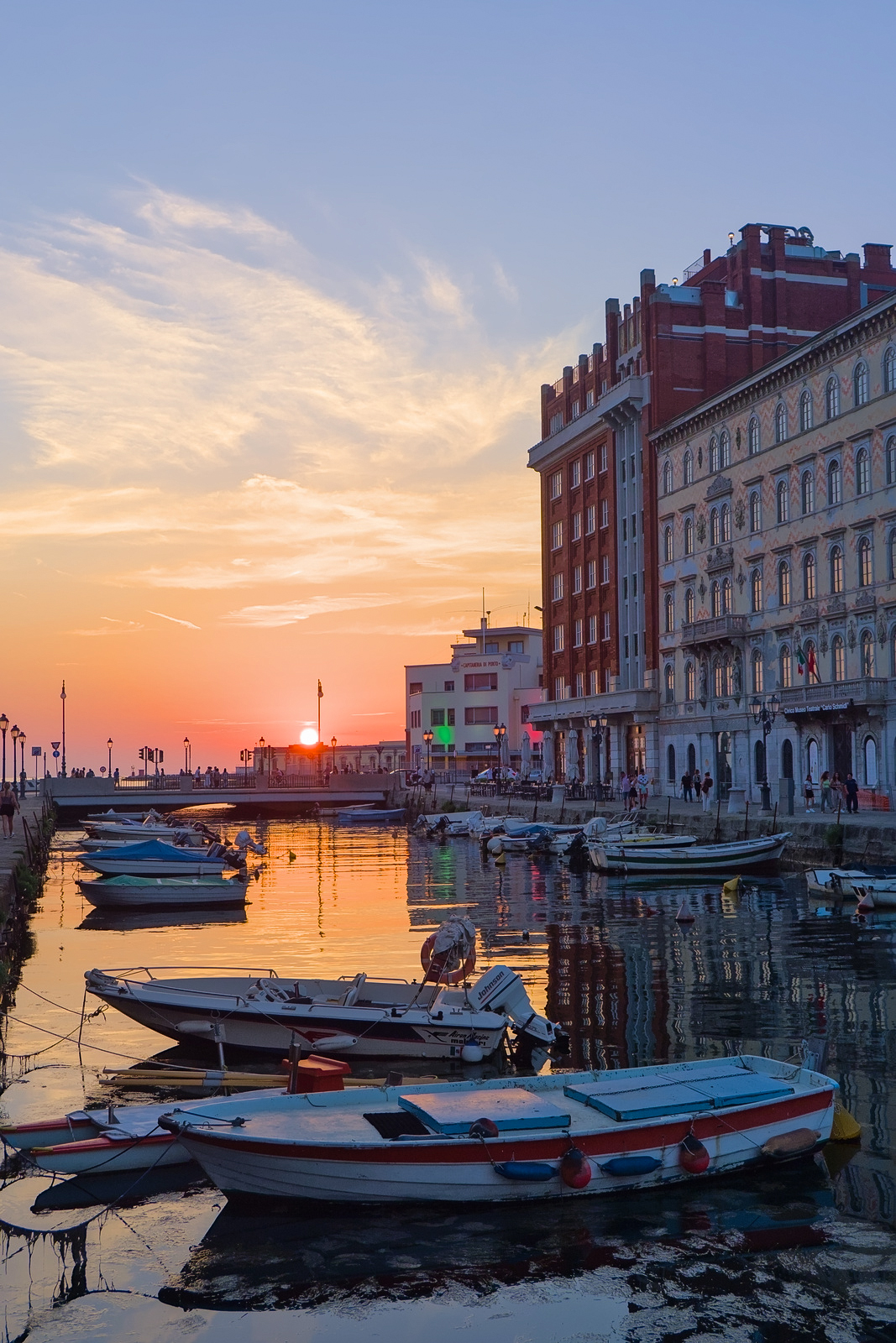 sunset on the Grand Canal - Trieste