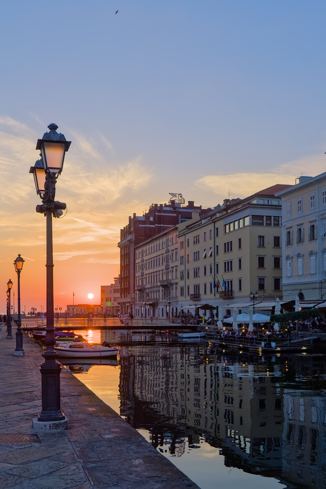 reflections on the Grand Canal - Trieste