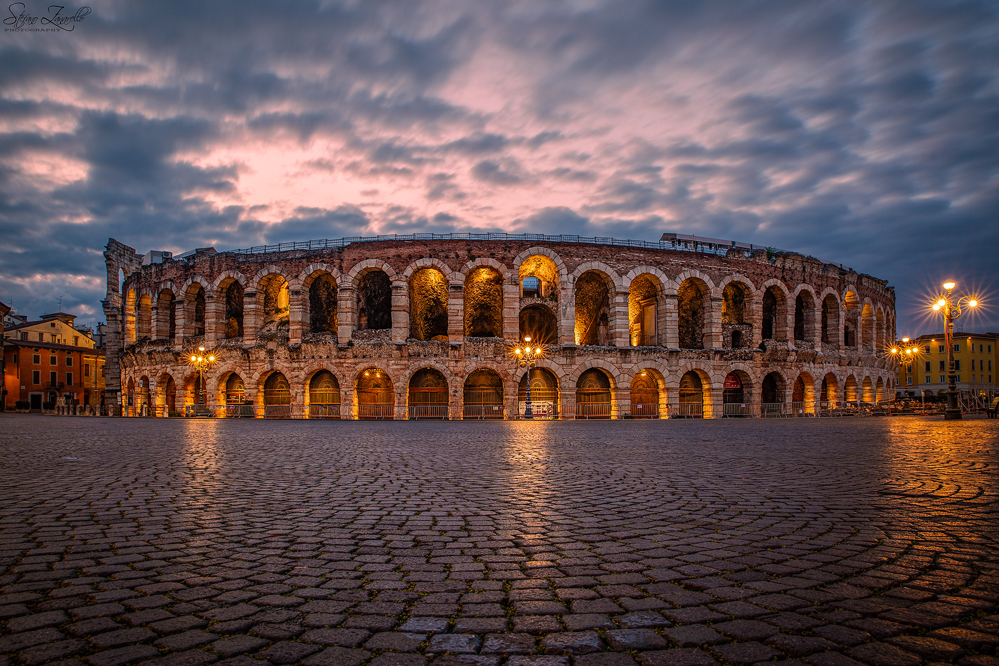 The Arena at dawn