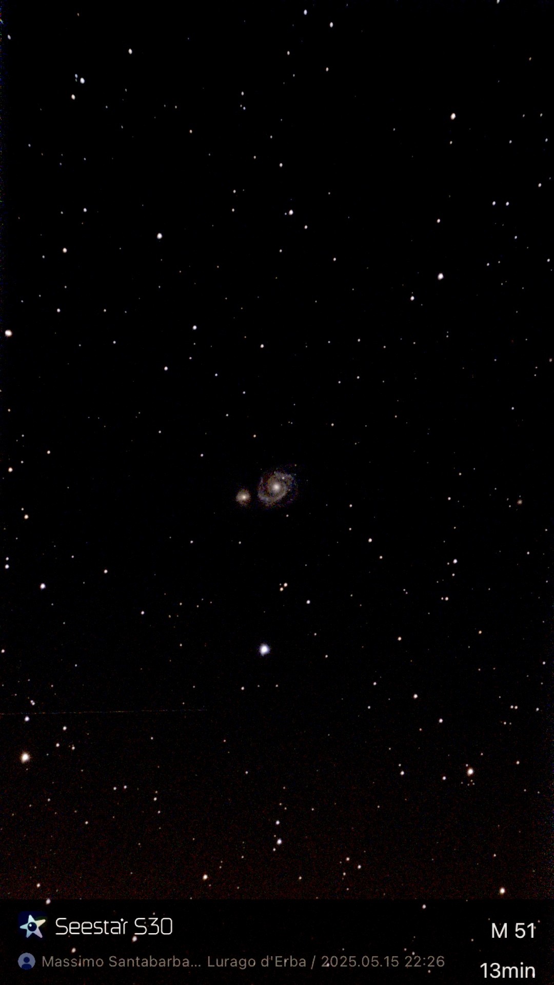 M 51 Seestar S30