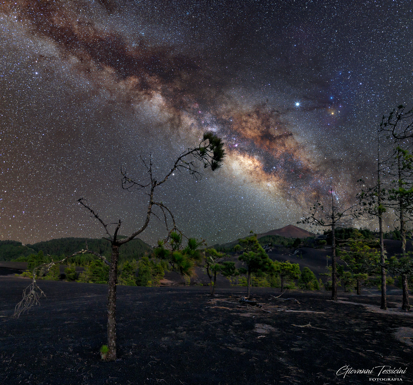 Under the slopes of the volcano