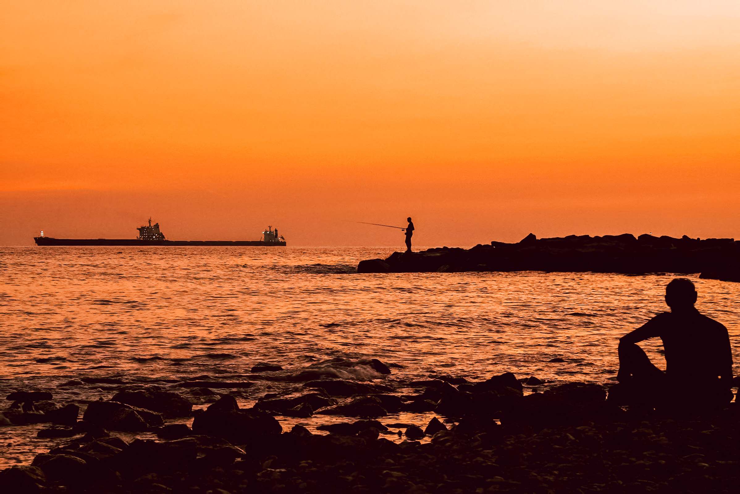 Stories at sunset