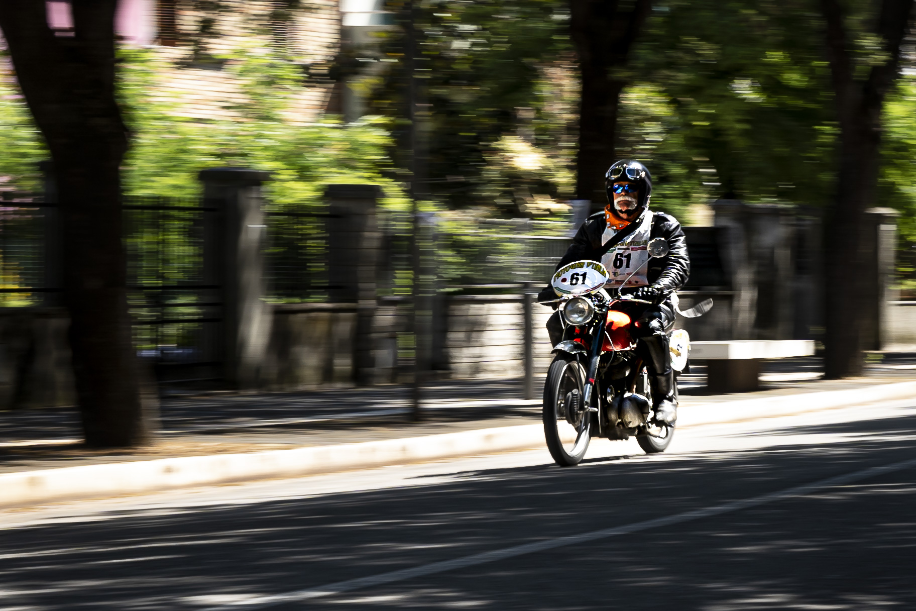 Moto giro d' Italia a San Lorenzo in C.