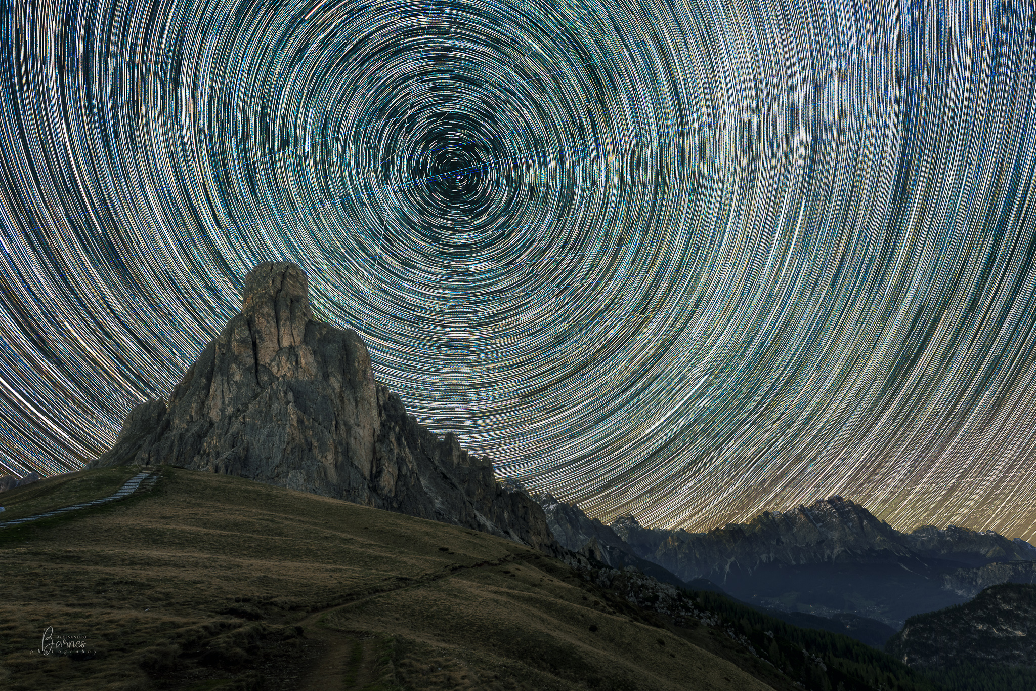 Star trail -Dolomites-