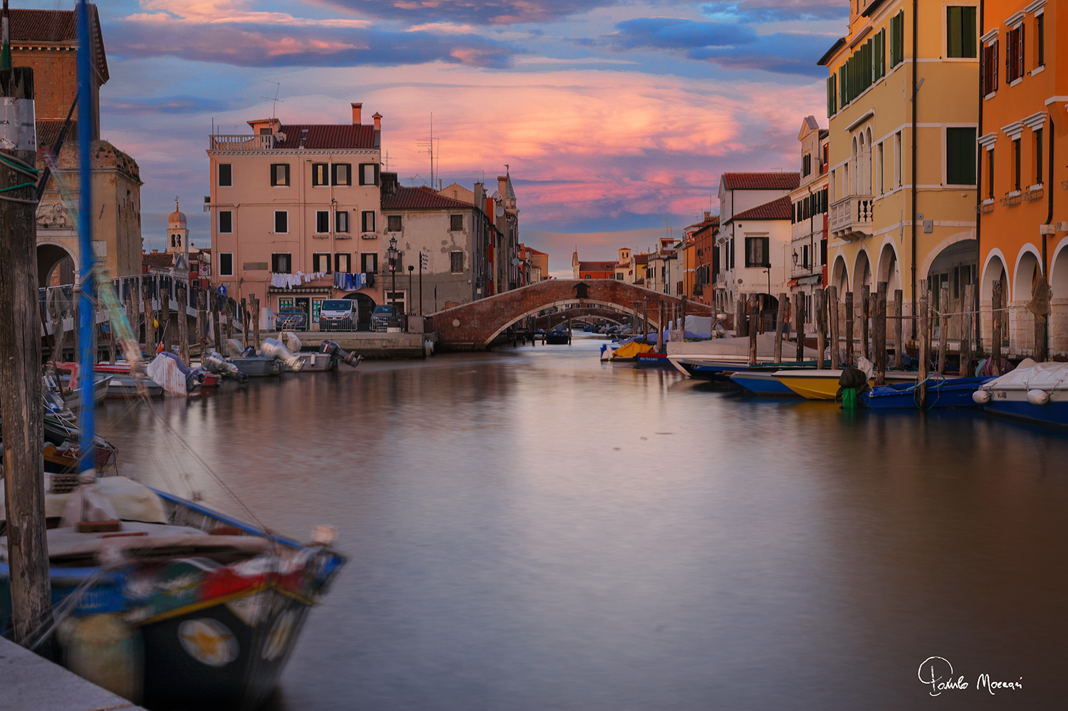 Chioggia, cue on the "Vena"