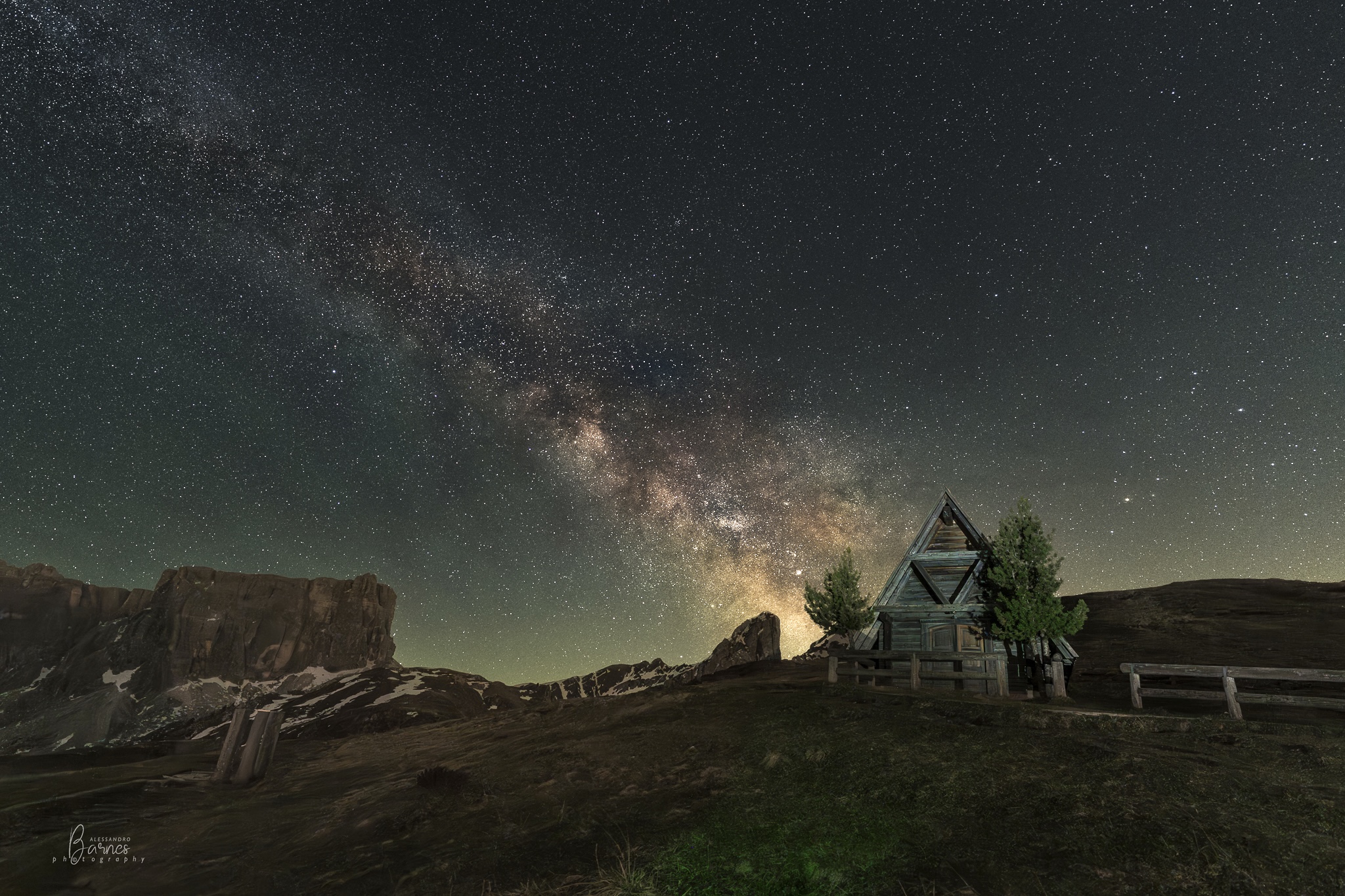 Alpine church -Giau pass-
