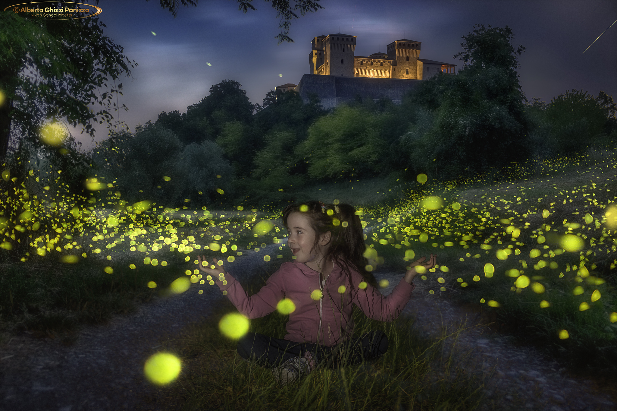 My daughter among the fireflies 2025