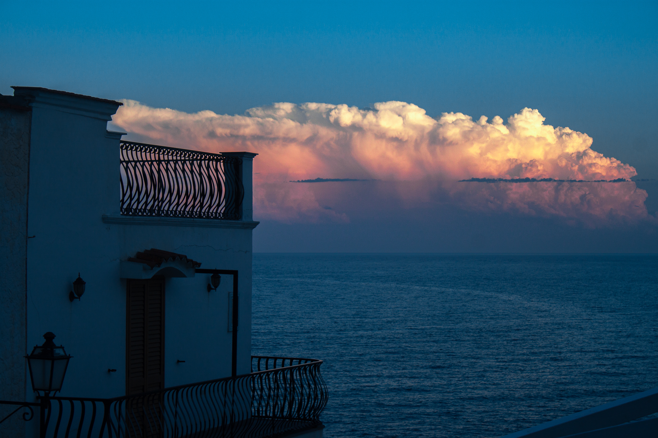 Cloudy sunset
