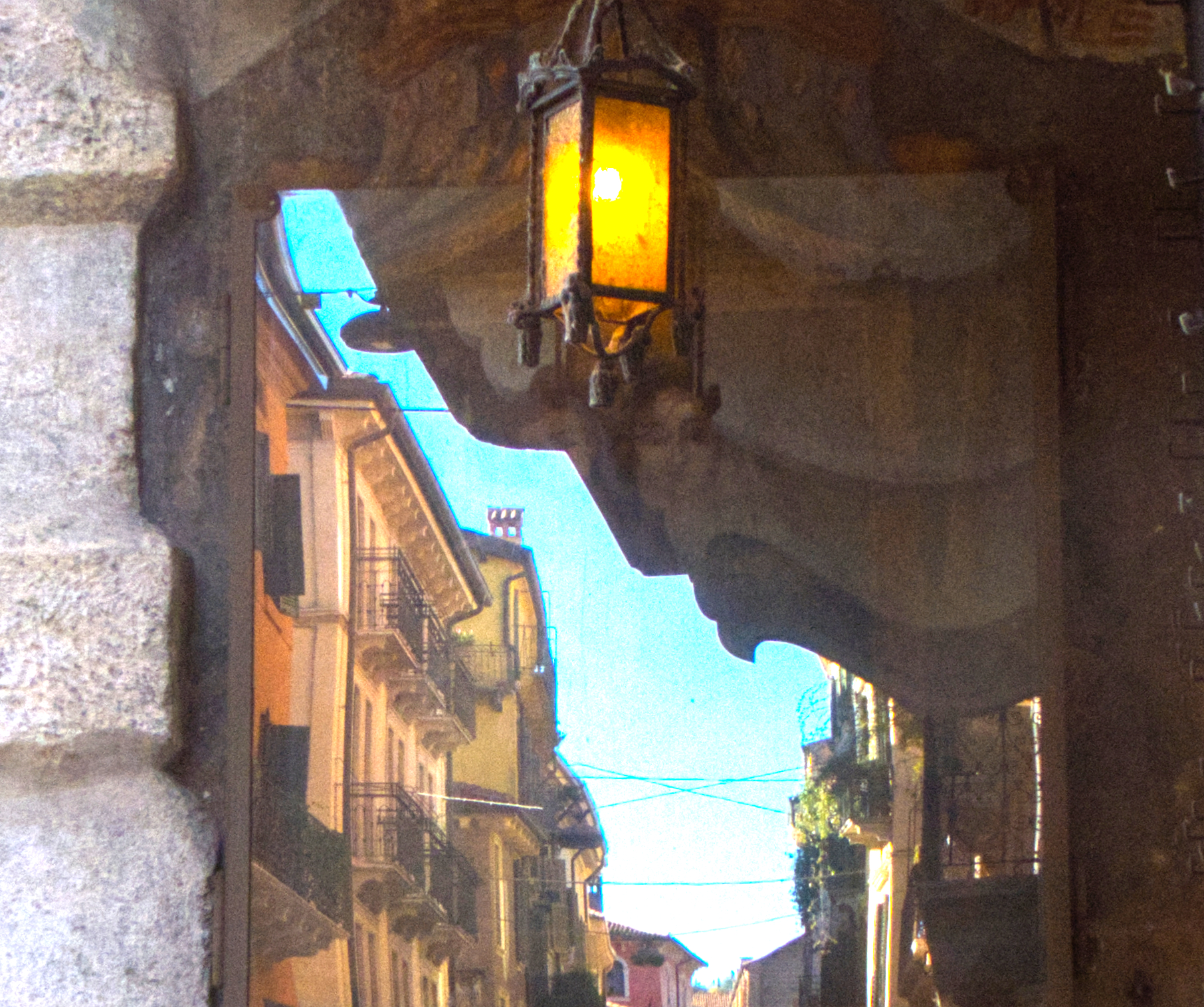 Reflections in Piazza delle Erbe