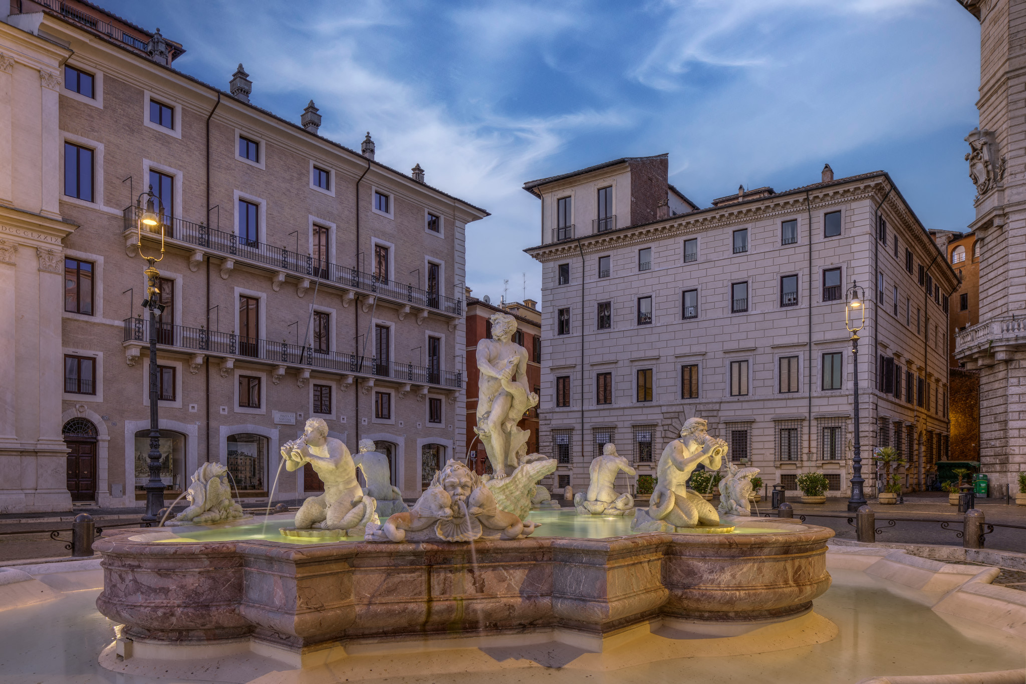 Piazza Navona - Fontana del Moro (Rome)