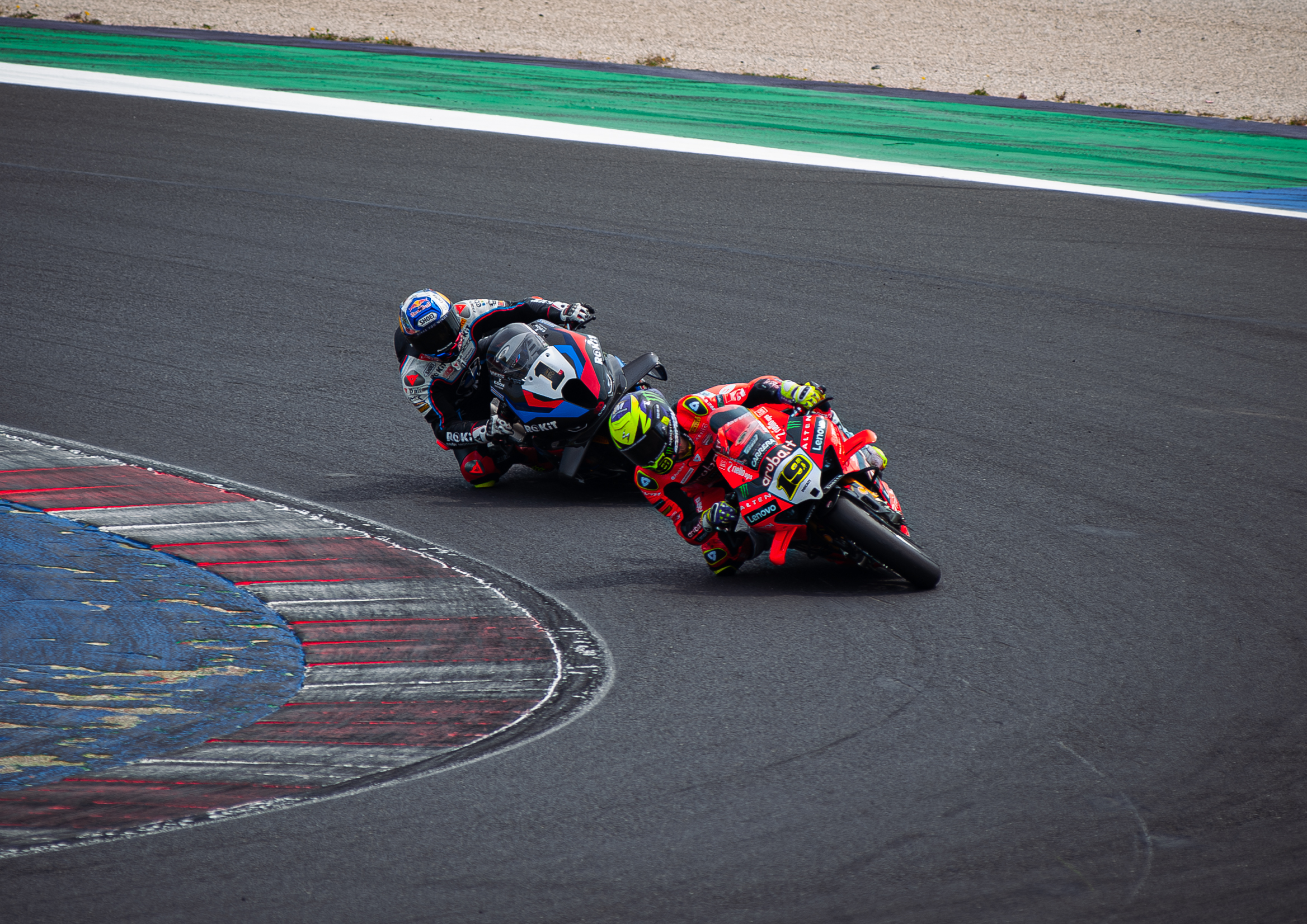 Toprak and Bautista Super Bike test Misano 1