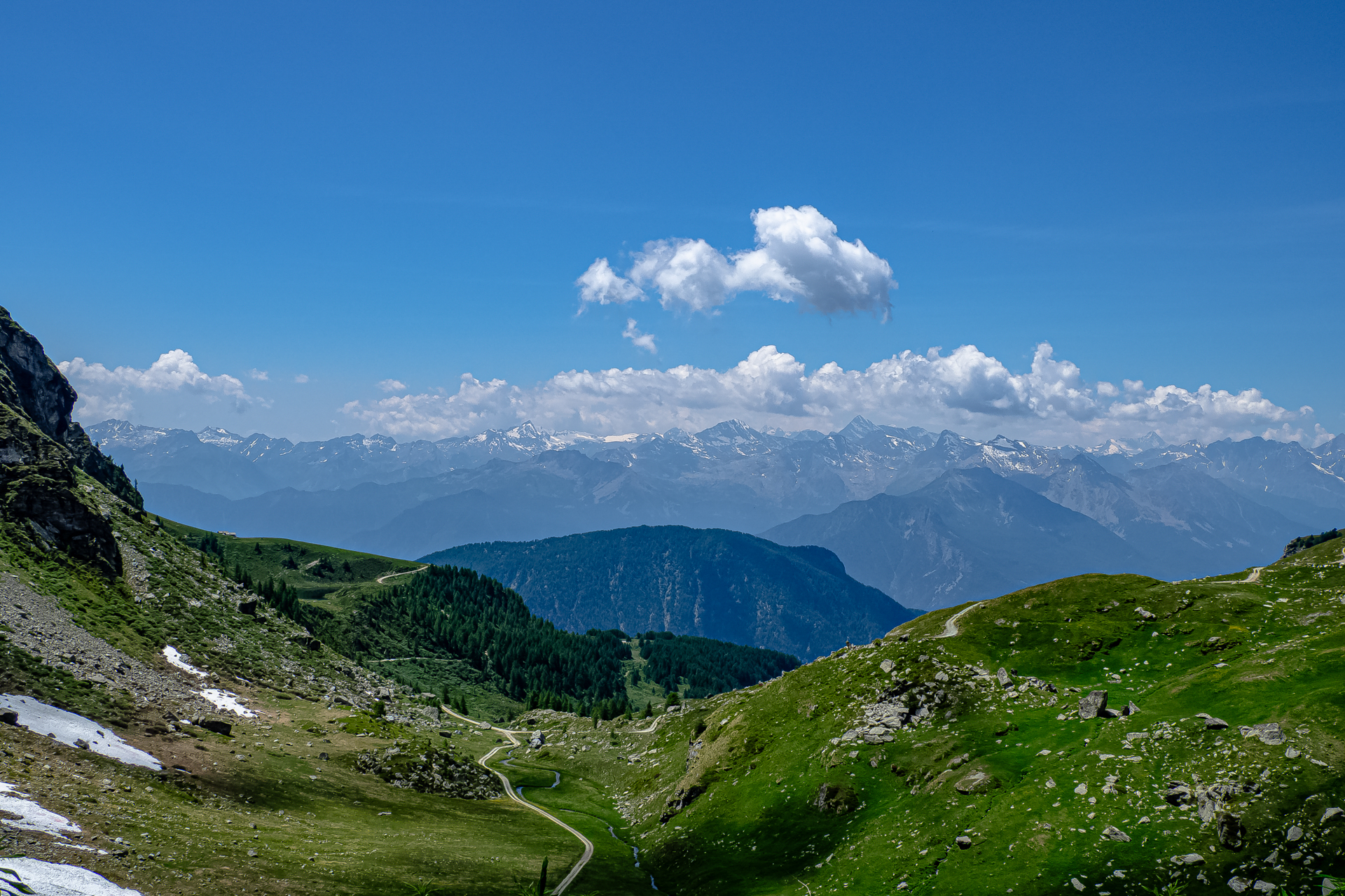 Panorama verso il rifugio Arp
