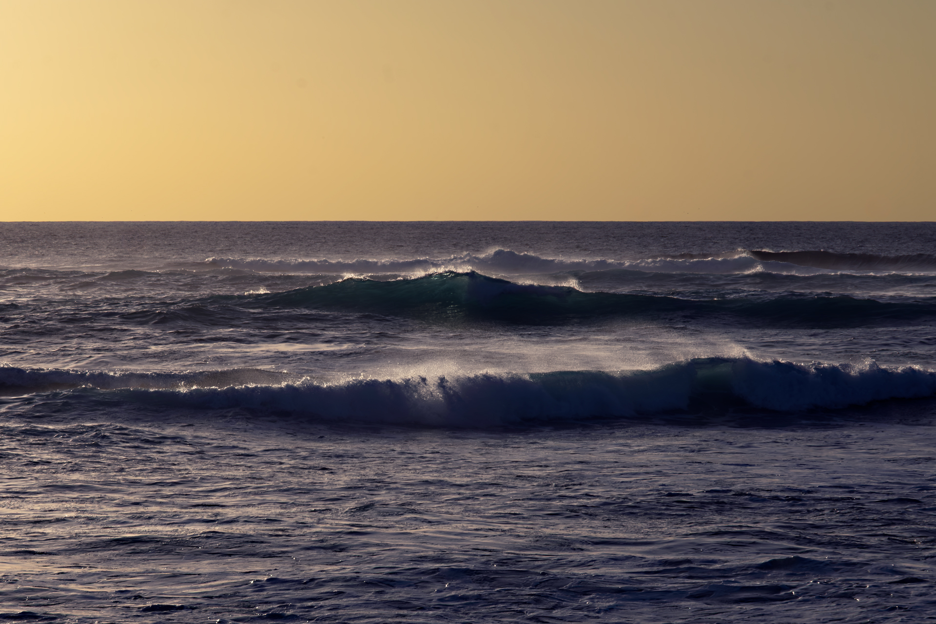 creste al tramonto