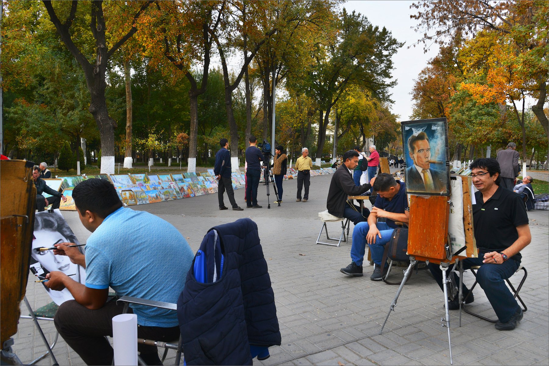 Vita quotidiana in centro di Tashkent