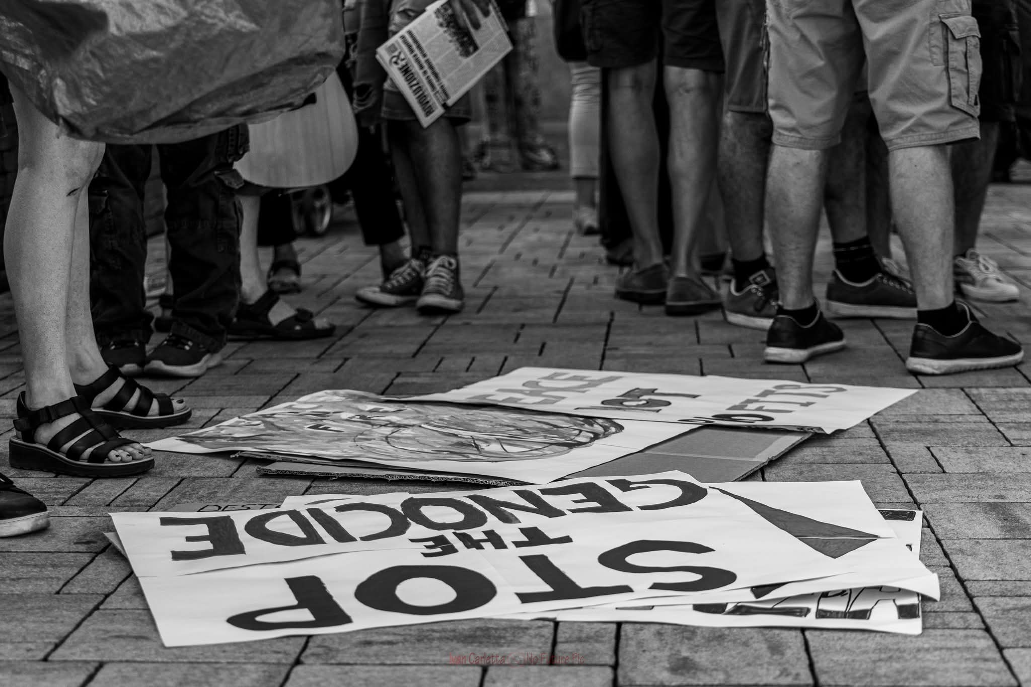 L'inizio di una manifestazione
