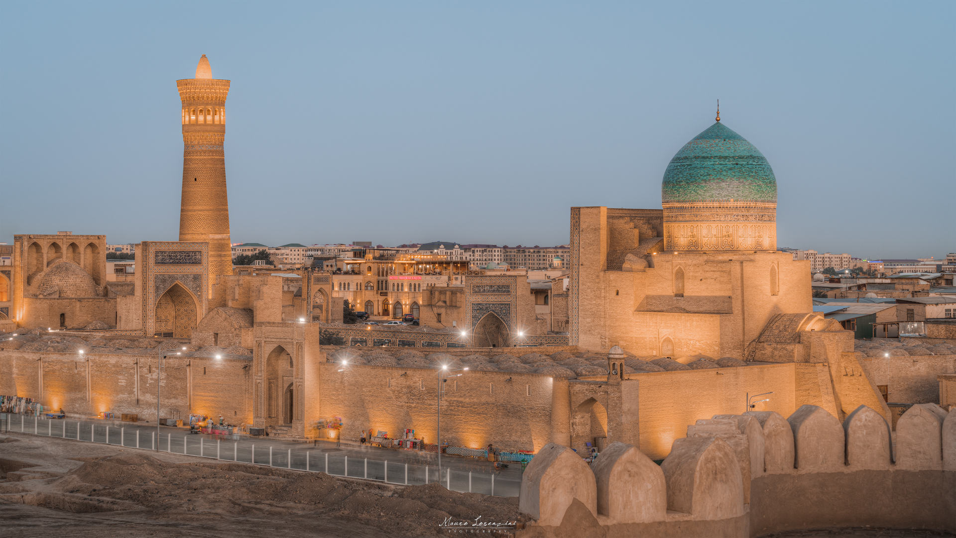 Minareto all'ora blu