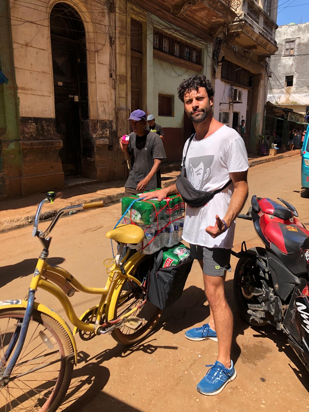 Il Pancho in cerca di acqua e birra