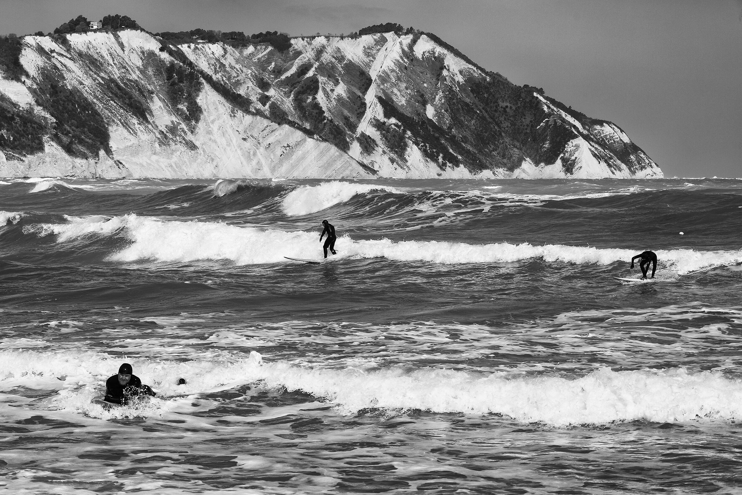 Surfing in Portonovo