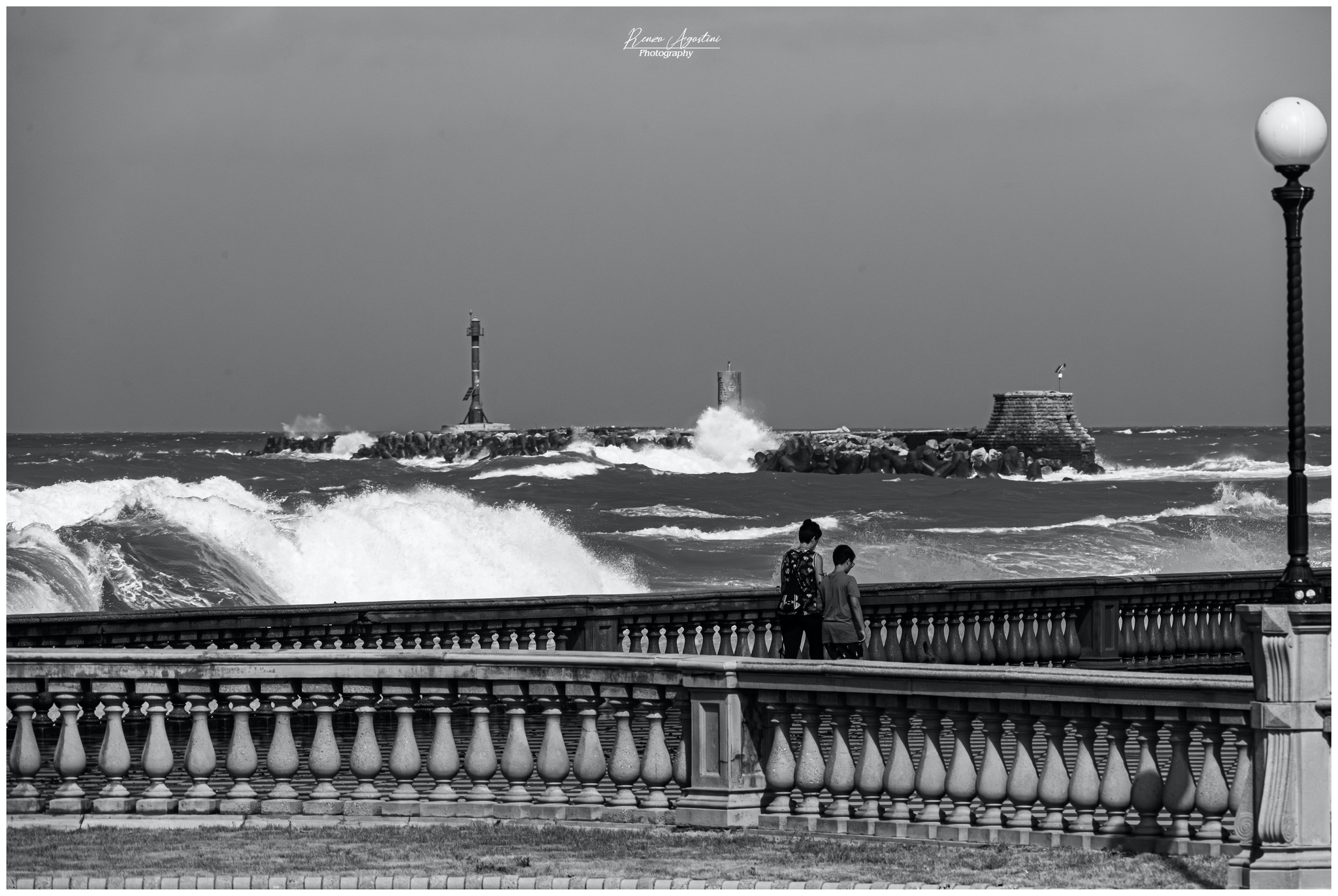 Storm in black and white