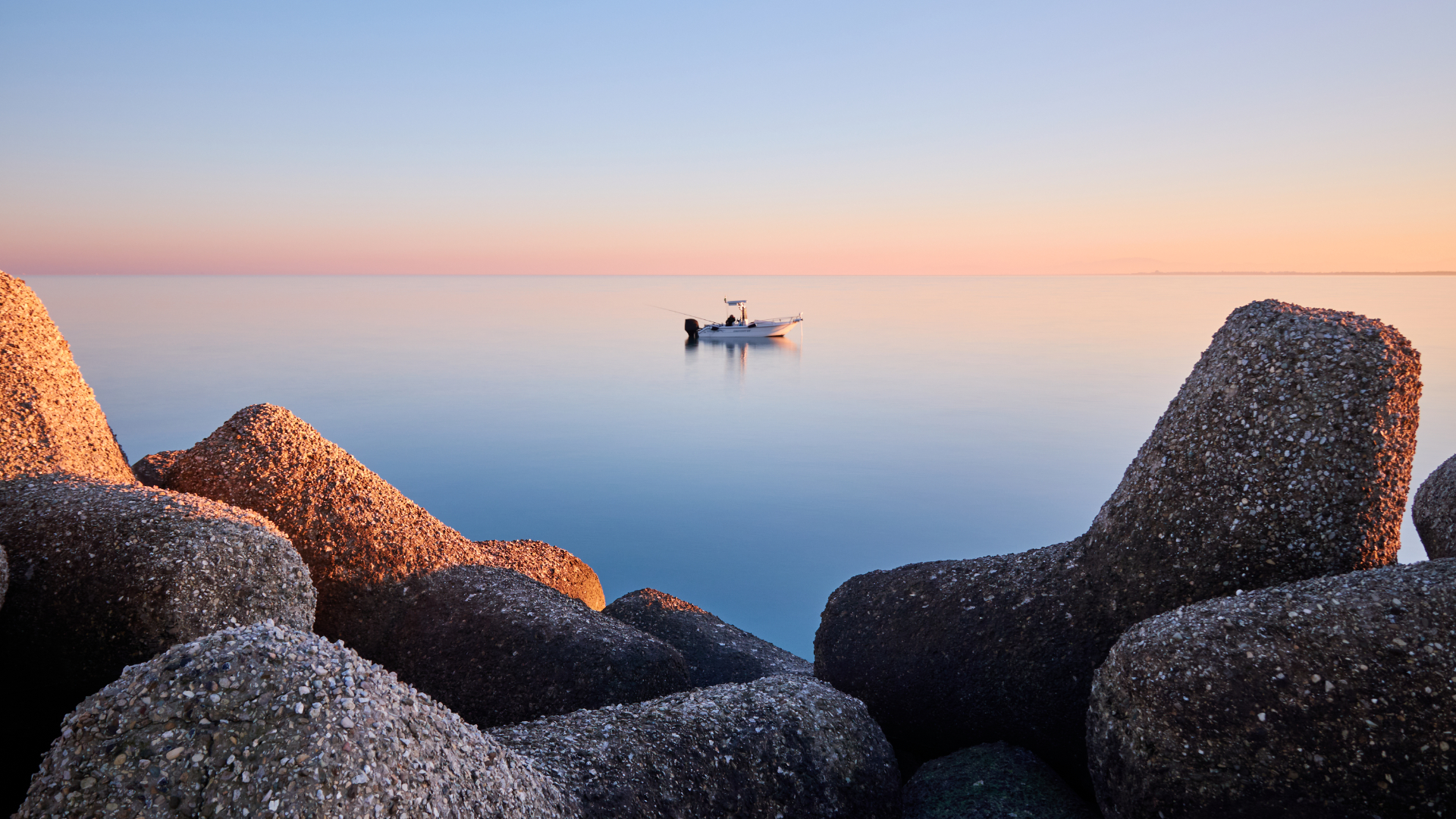 Tramonto sul molo Zaccagnini