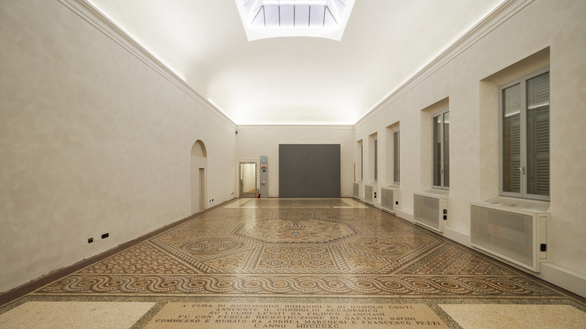 Sala del mosaico, biblioteca Classense, Ravenna