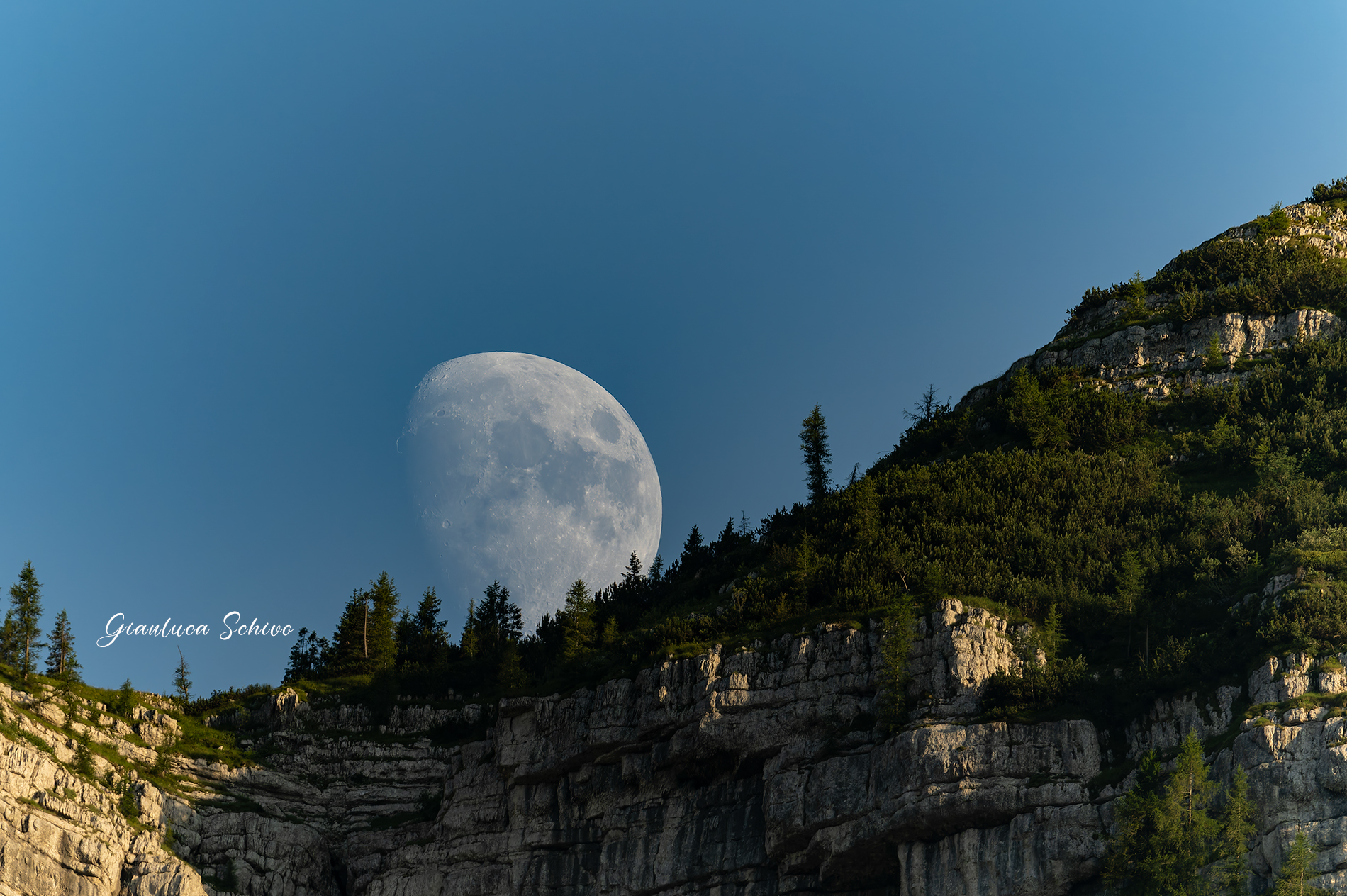 And the moon knocked