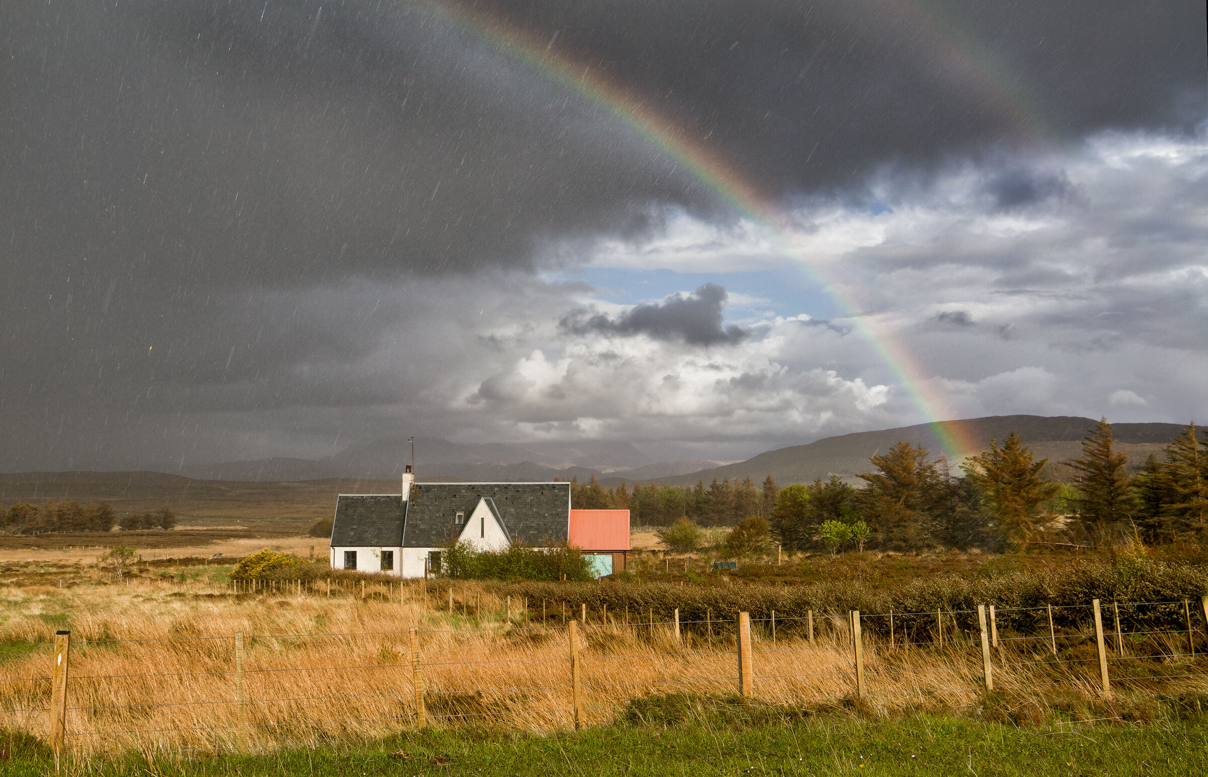 Arcobaleno sulla Highlands